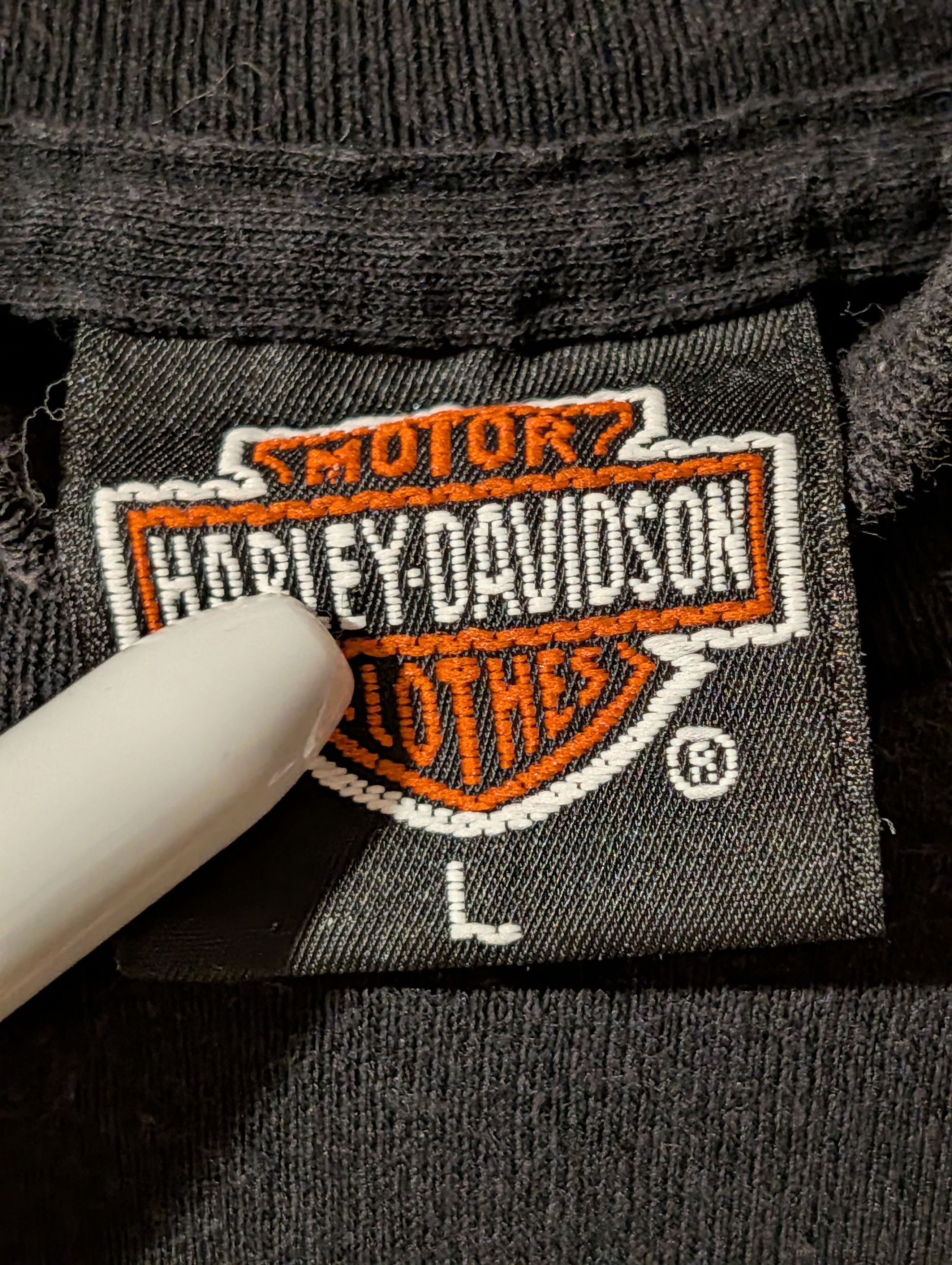 Harley Davidson Vintage Harley Davidson Leader of the Pack 3D Emblem T-Shirt Size US L / EU 52-54 / 3 - 4 Thumbnail