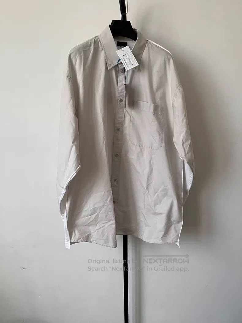 Balenciaga Balenciaga Printed Loose Fit Long Sleeve Single Breasted M Size US M / EU 48-50 / 2 - 2 Thumbnail