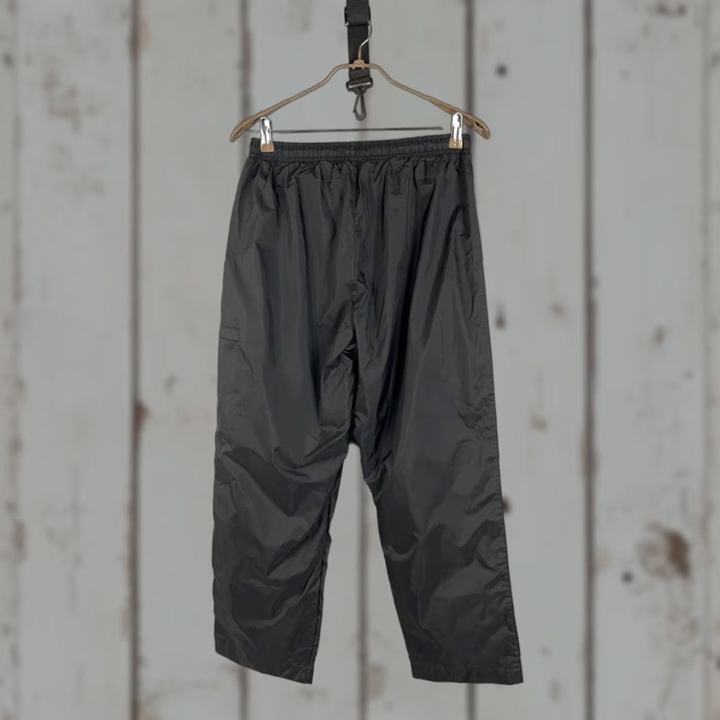 Nike Nike Mens Track Pants L Black Polyester Elastic Waist Running Trousers Pants Size US 33 - 1 Thumbnail