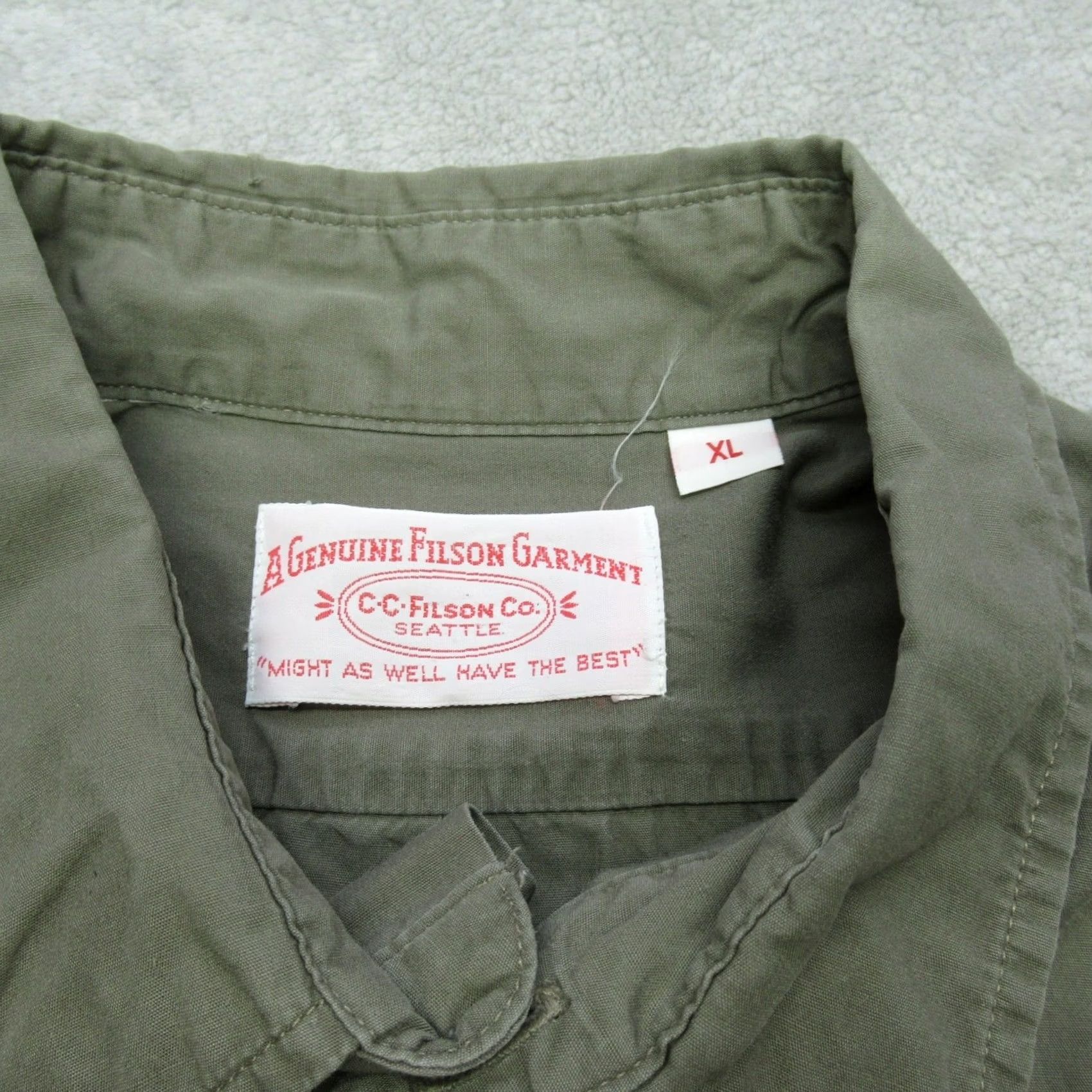 Filson Filson Shirt Mens XL Brown Long Sleeve Button-Up Pockets Work Utility 90s VTG Size US XL / EU 56 / 4 - 3 Thumbnail