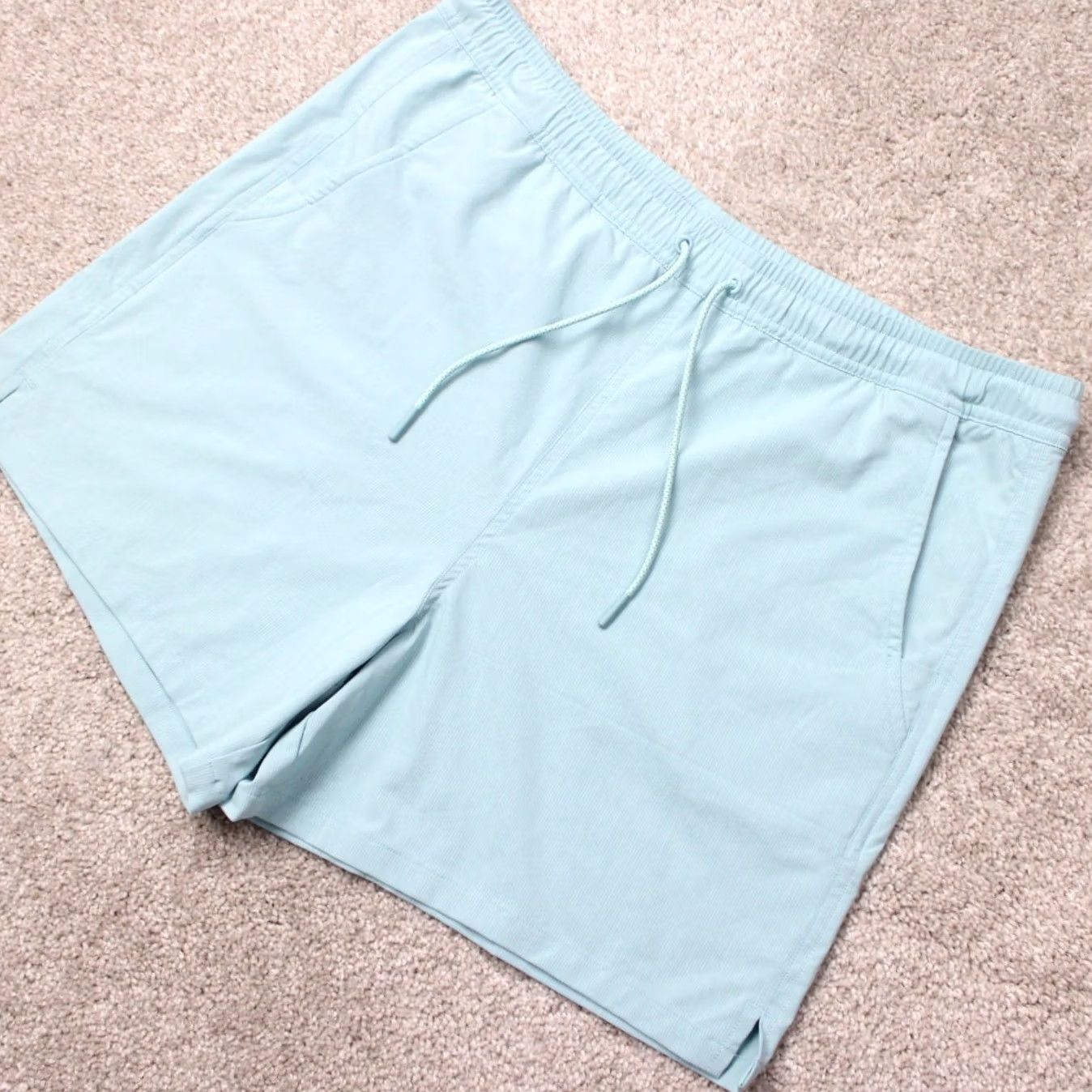 Athleta Athleta Womens Medium Blue Marin 5" Drawstring Board Shorts Gym Activewear Marine Pattern Shorts Woman Size 32" / US 10 / IT 46 - 2 Thumbnail