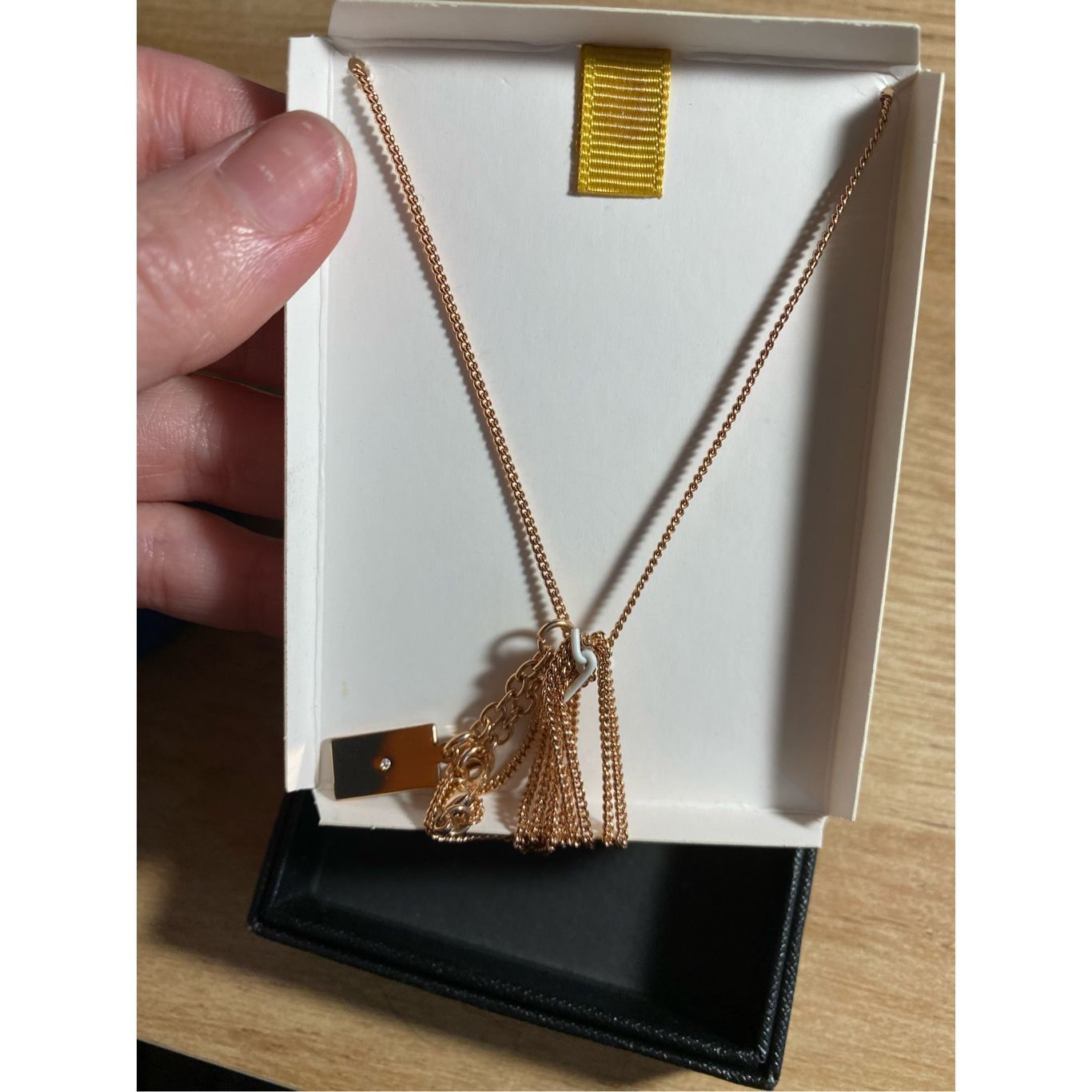 Kolor Color Street NIB Dangle Pendant Necklace in Rose Gold Plated Size ONE SIZE - 5 Thumbnail