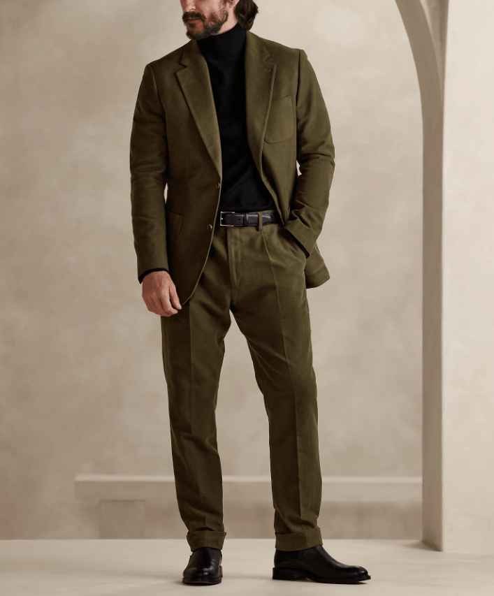 Banana Republic - Ramiro Italian Moleskin Suit Pant