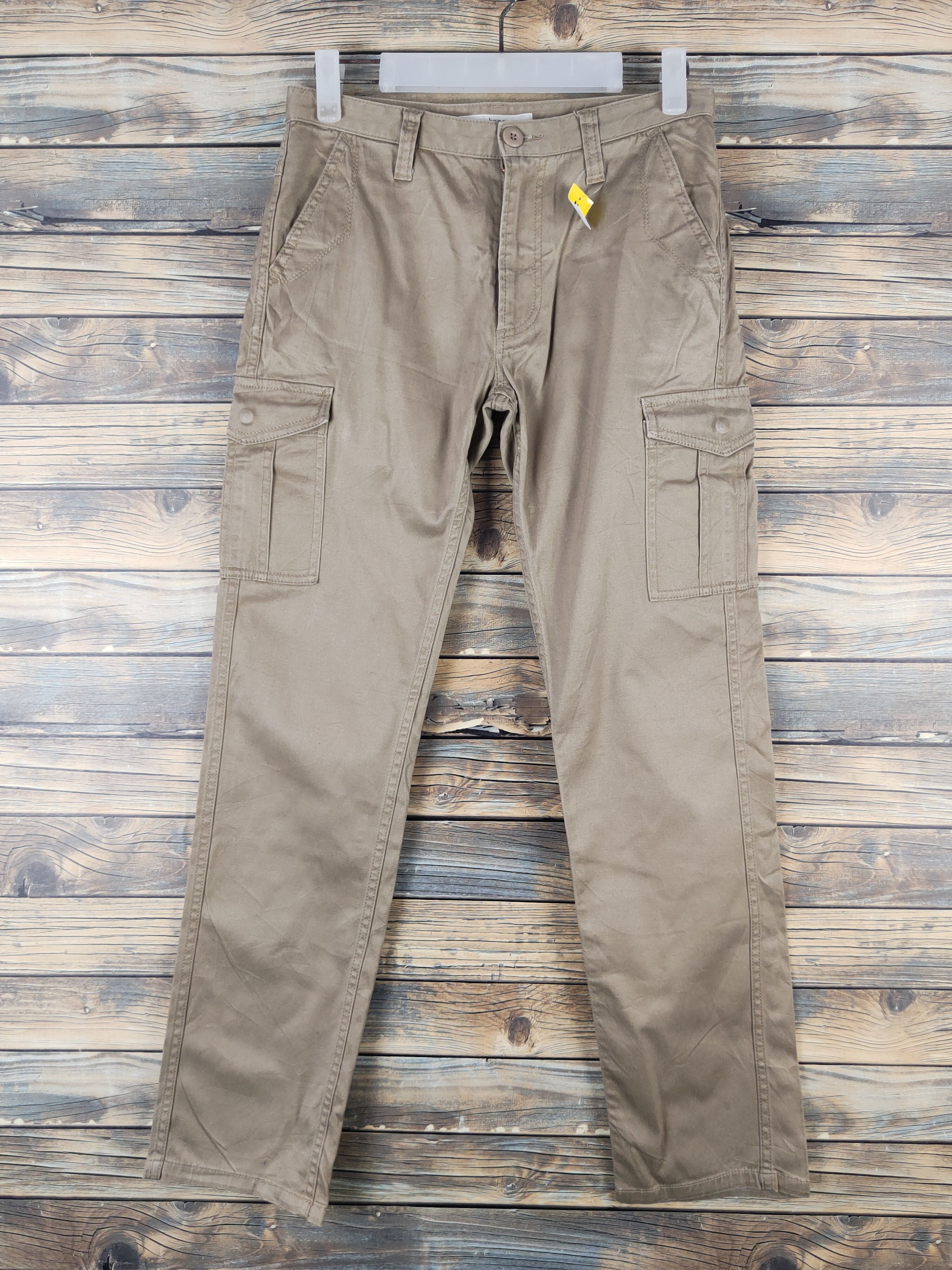 Japanese Brand DL Shuca Global Work Beige Multipocket Cargo Pants #2377 Size US 28 / EU 44 - 1 Thumbnail