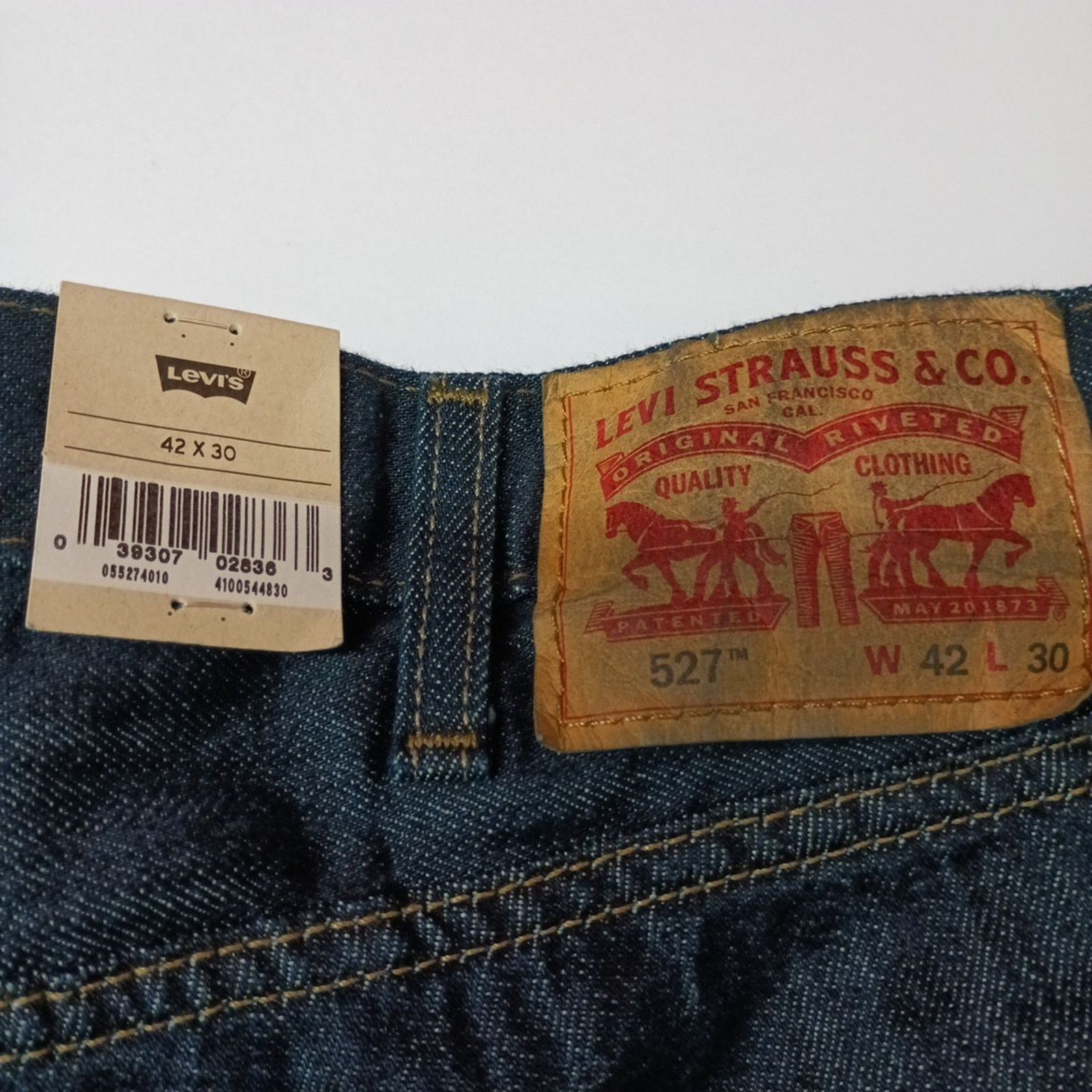 Levi's Levi's 527 Slim Bootcut Jeans Men's Size 42x30 Blue Cotton Size US 42 / EU 58 - 2 Thumbnail