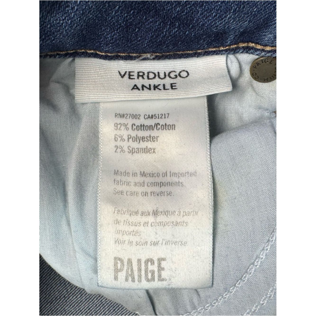 Paige Paige Verdugo Ankle Jeans In Flo Destructed Size 25 Size 25" / US 0 / IT 36 - 6 Thumbnail