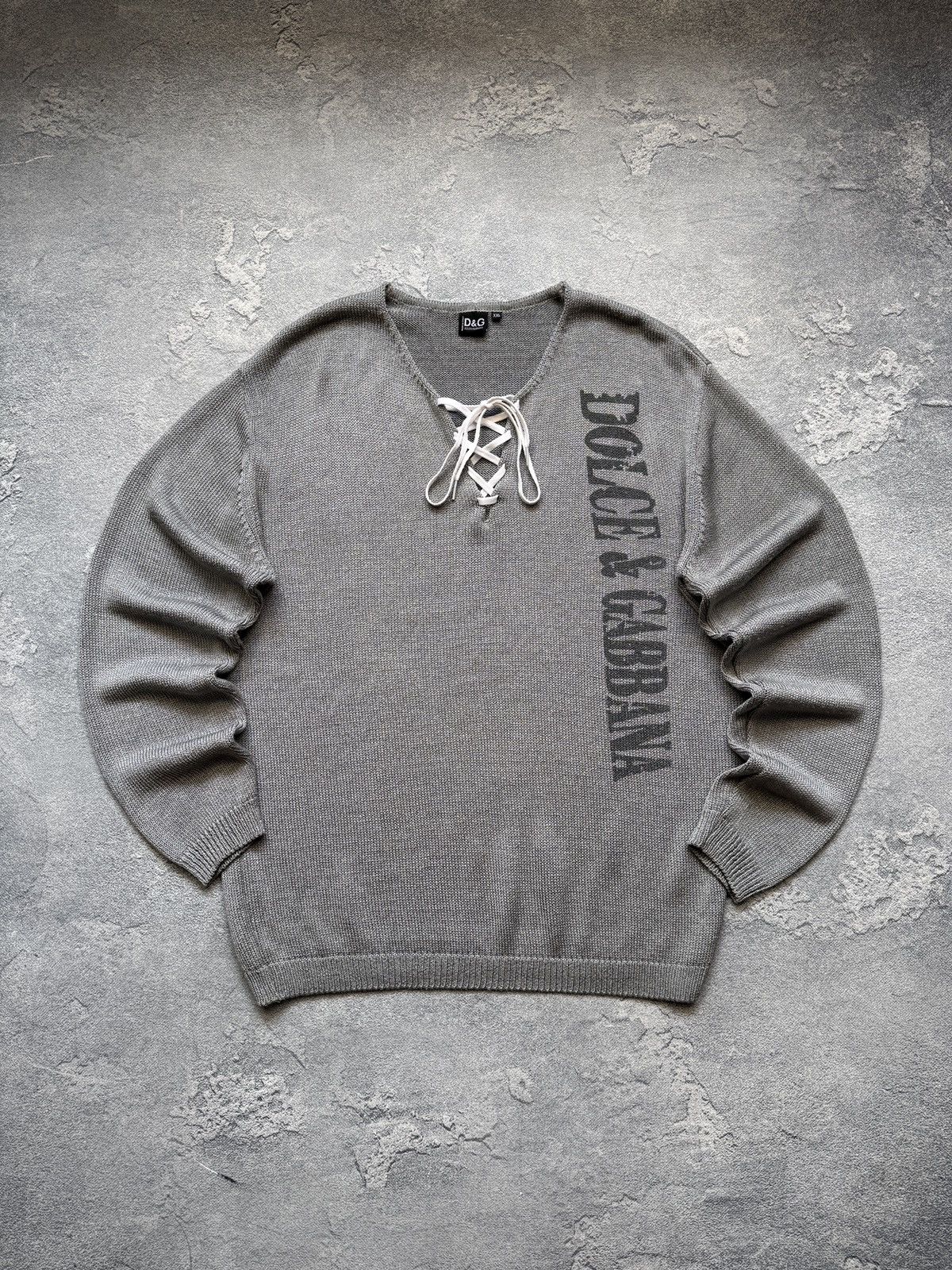 Dolce & Gabbana Vintage Dolce & Gabbana Sweater Knit Turtleneck Big Logo DG Size US XXL / EU 58 / 5 - 1 Thumbnail