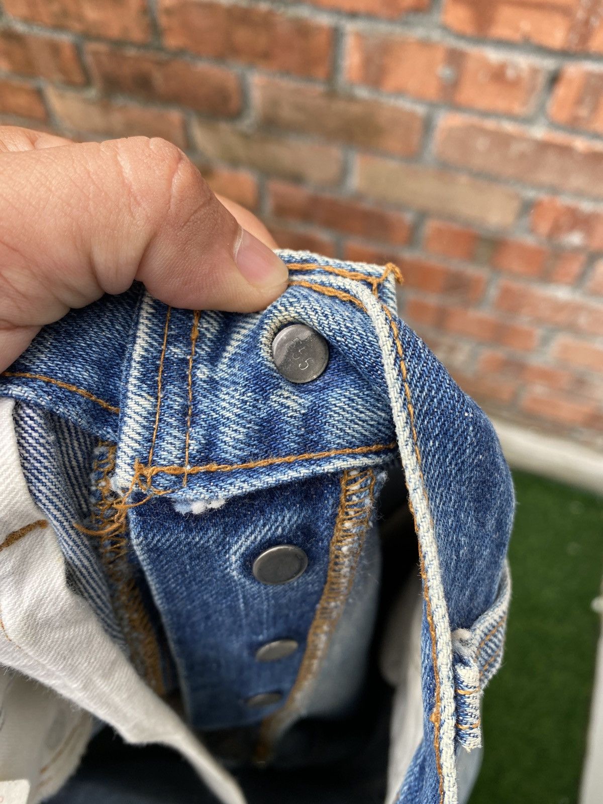 Levi's Vintage Clothing W30x32.5 Vintage levi's 501 redline big E distressed USA Size US 30 / EU 46 - 10 Thumbnail