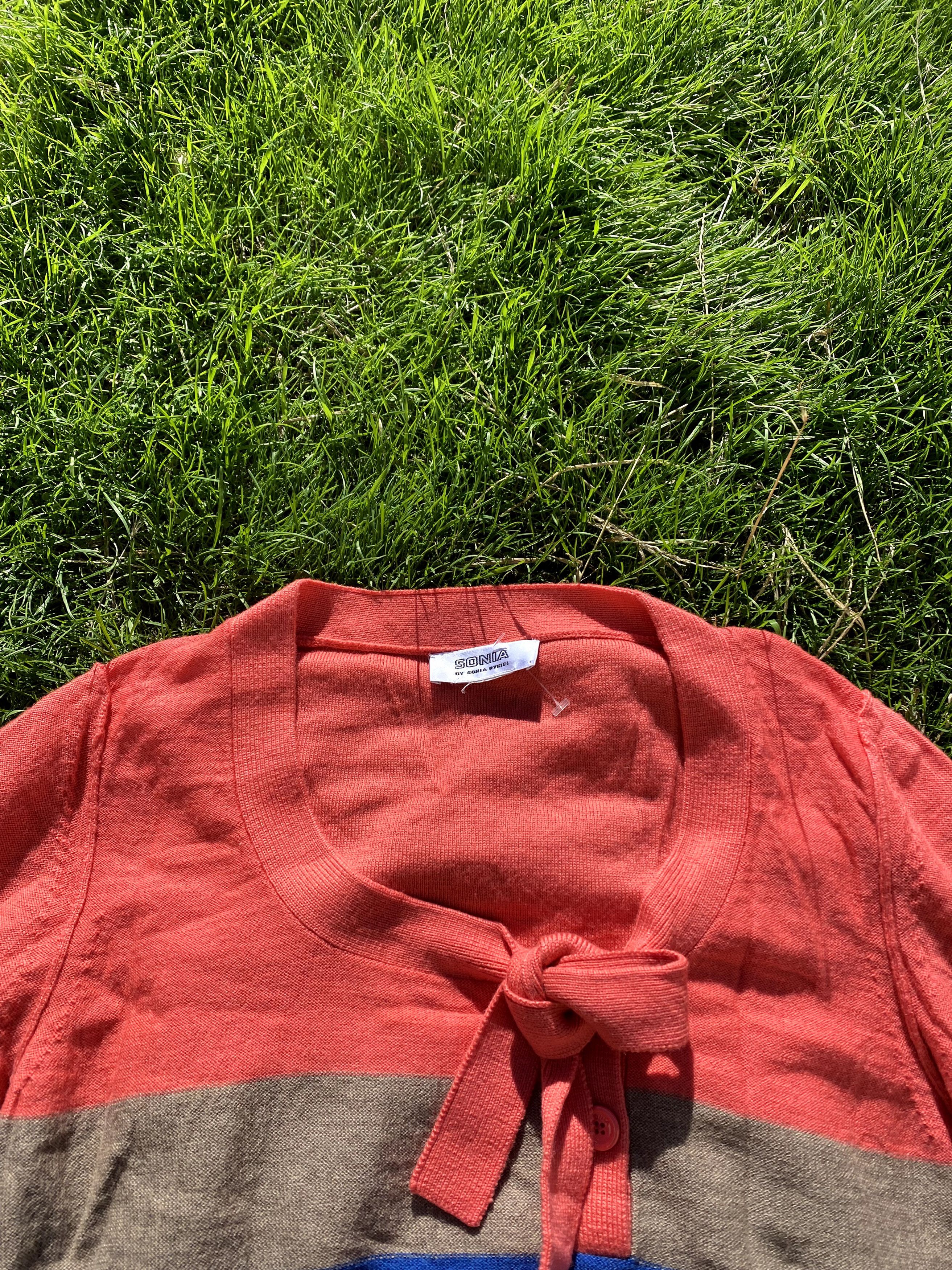 Designer × Sonia Rykiel Vintage Sonia By Sonia Rykiel Rainbow Pullover Designer Size S / US 4 / IT 40 - 4 Thumbnail