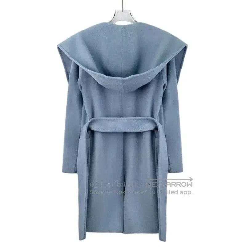 Max Mara MaxMara Blue Women's Coat - Size S . Size S / US 4 / IT 40 - 2 Thumbnail