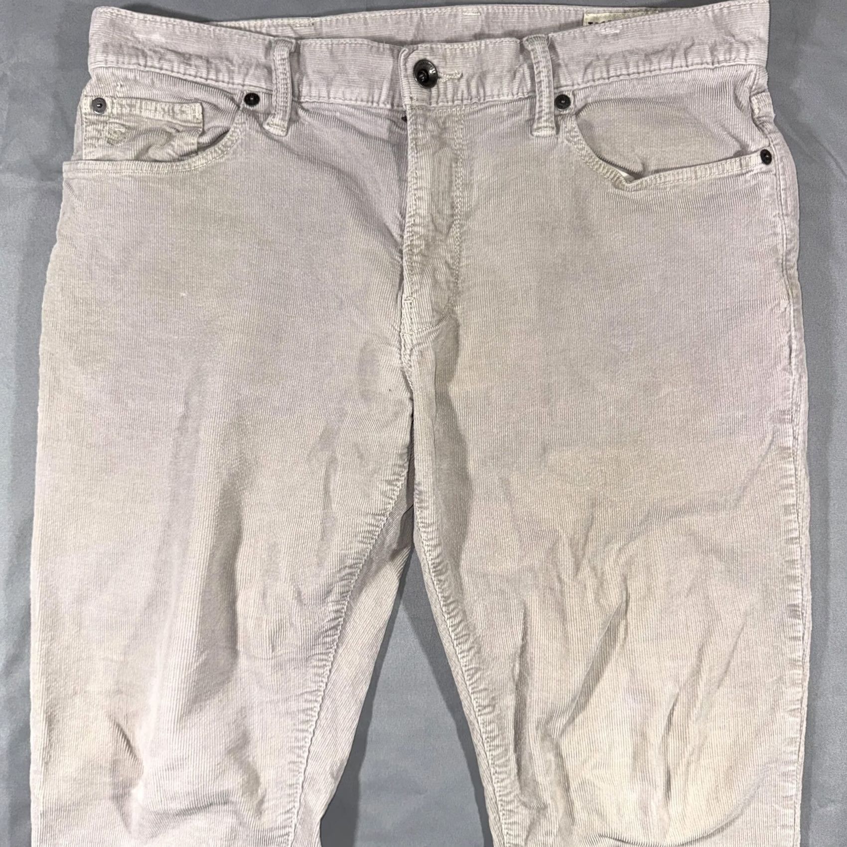 Todd Snyder Todd Snyder Pants Mens 32x32 Gray Slim Stretch Corduroy 5 Pocket Casual Italy Size US 32 / EU 48 - 6 Thumbnail