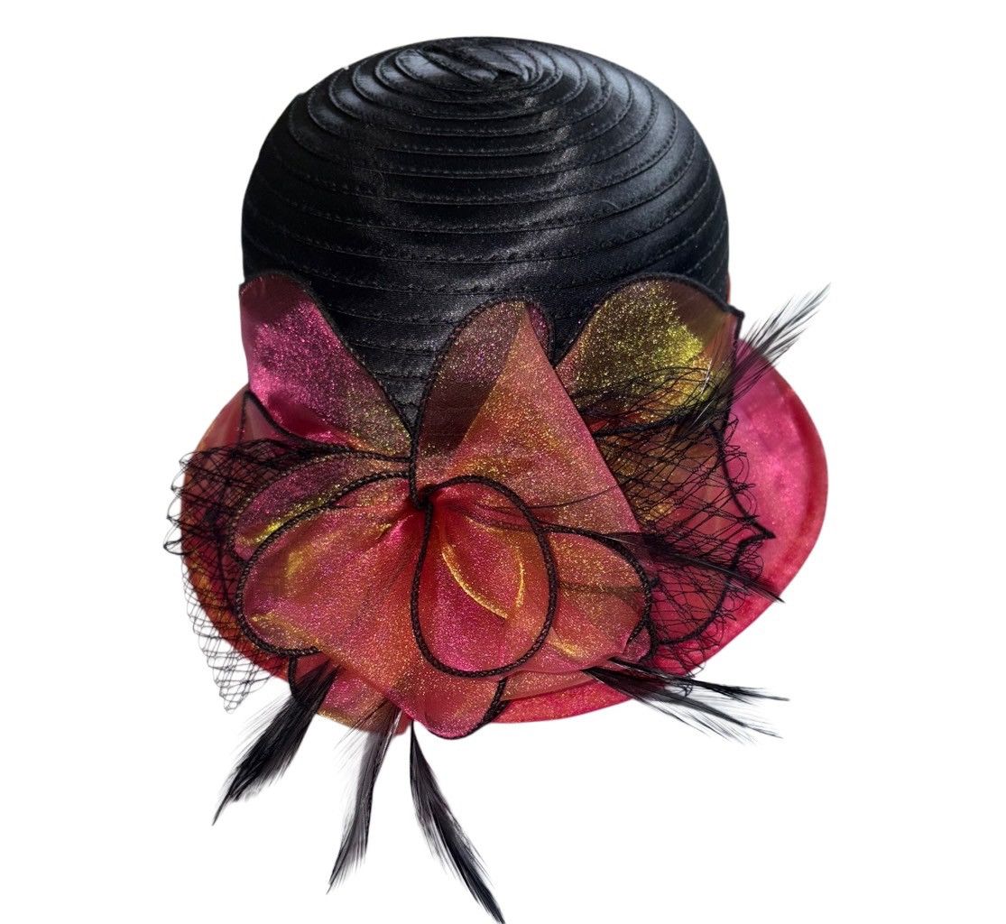 Vintage Kentucky Derby Cloche Hat! NEW Size ONE SIZE - 12 Thumbnail