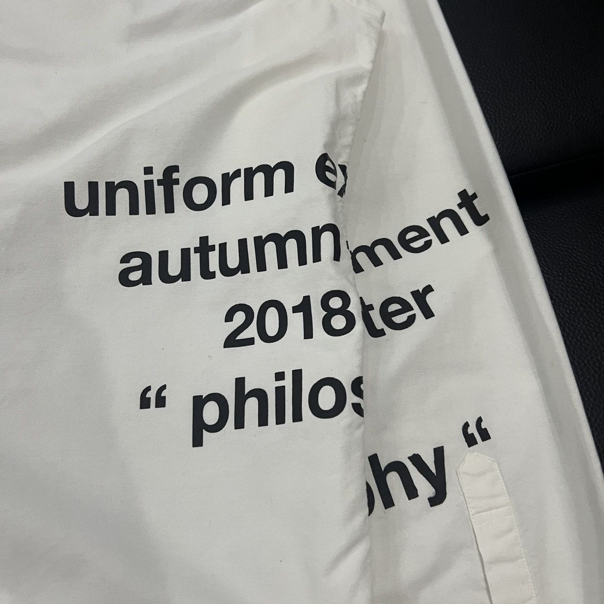 uniform experiment uniform experiment Slogan Embroidered Logo Shirt Size US XL / EU 56 / 4 - 8 Thumbnail