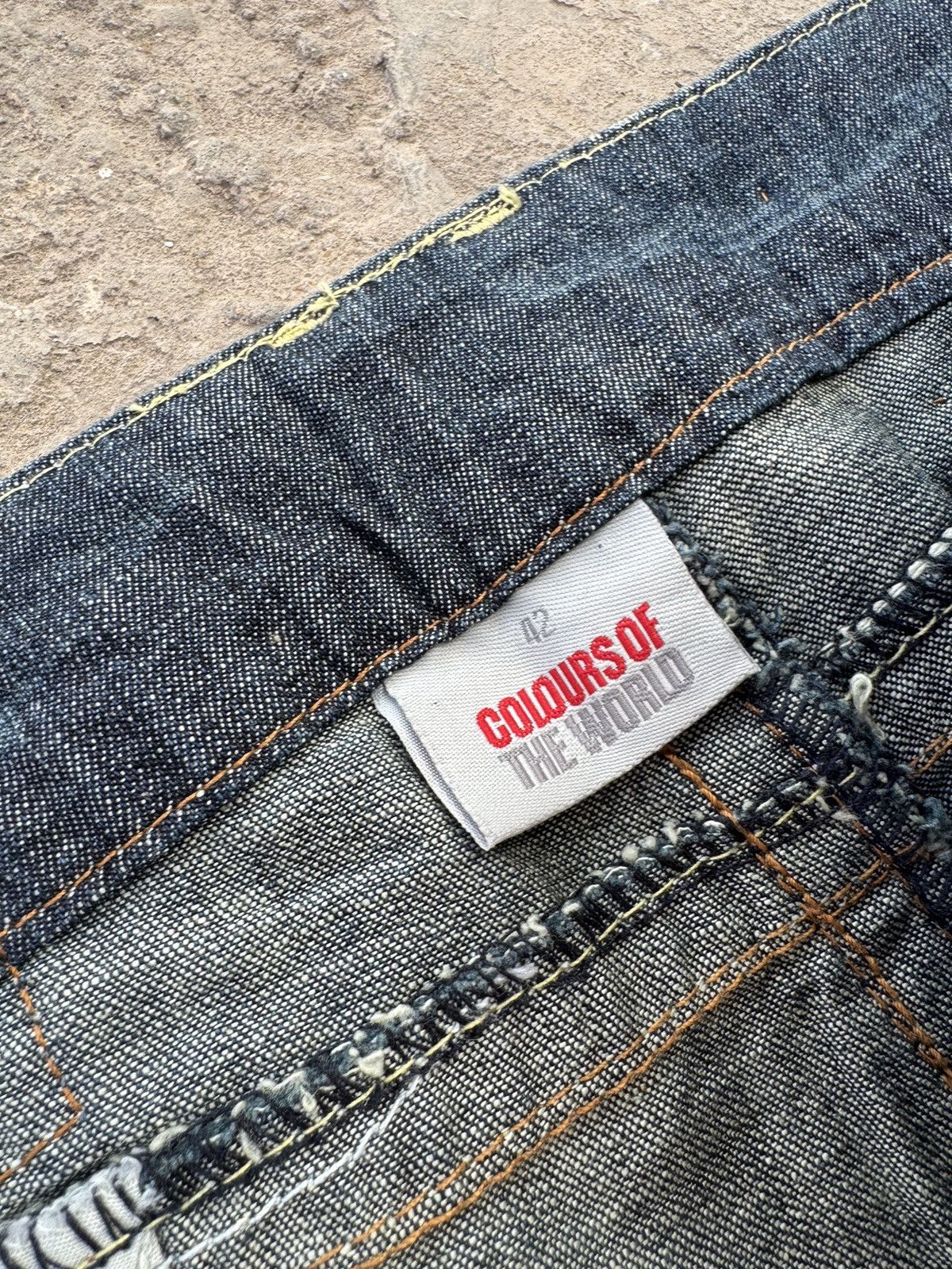 If Six Was Nine × Japanese Brand × Vintage Vintage Y2K Custom Made Low Waist Washed Bootcut Jeans Size 28" / US 6 / IT 42 - 9 Thumbnail
