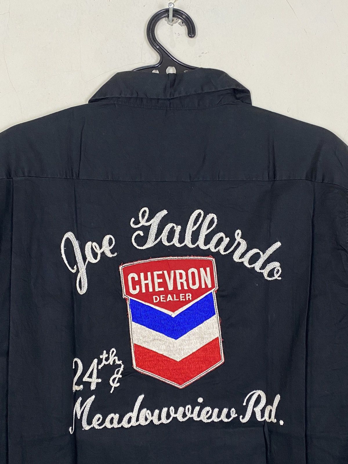 Toyo Enterprises Vintage Style Eyes Chevron Dealer Bowling Shirt Size US M / EU 48-50 / 2 - 4 Thumbnail