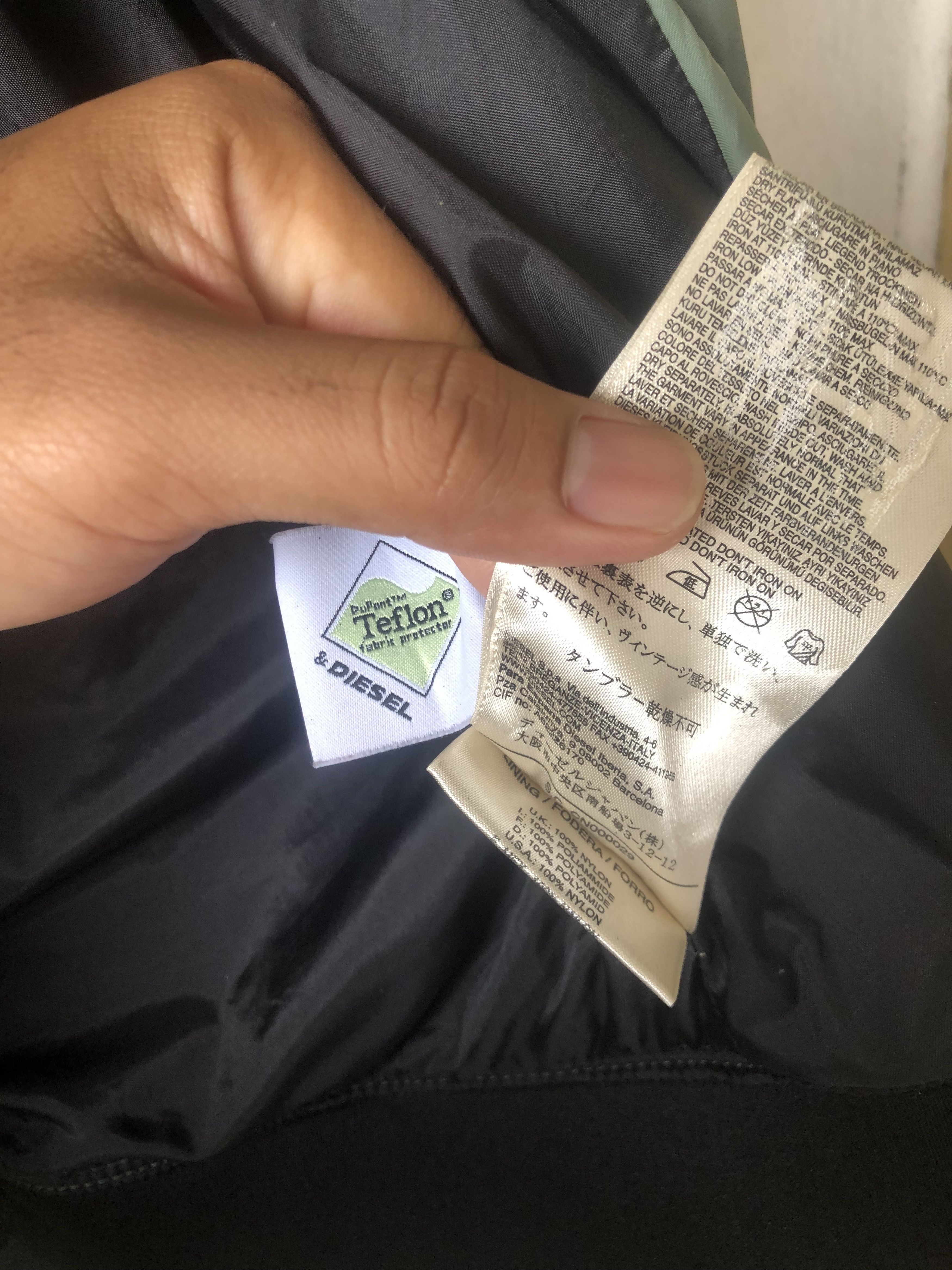 Diesel Nice❗️Diesel light Riding Jacket in Green Nylon Size US XL / EU 56 / 4 - 7 Thumbnail