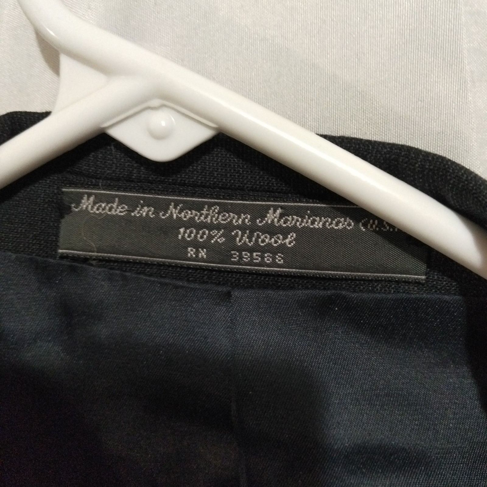 Other mens navy blue Petrocelli blazer jacket suit coat wool 44r Size 44R - 3 Thumbnail