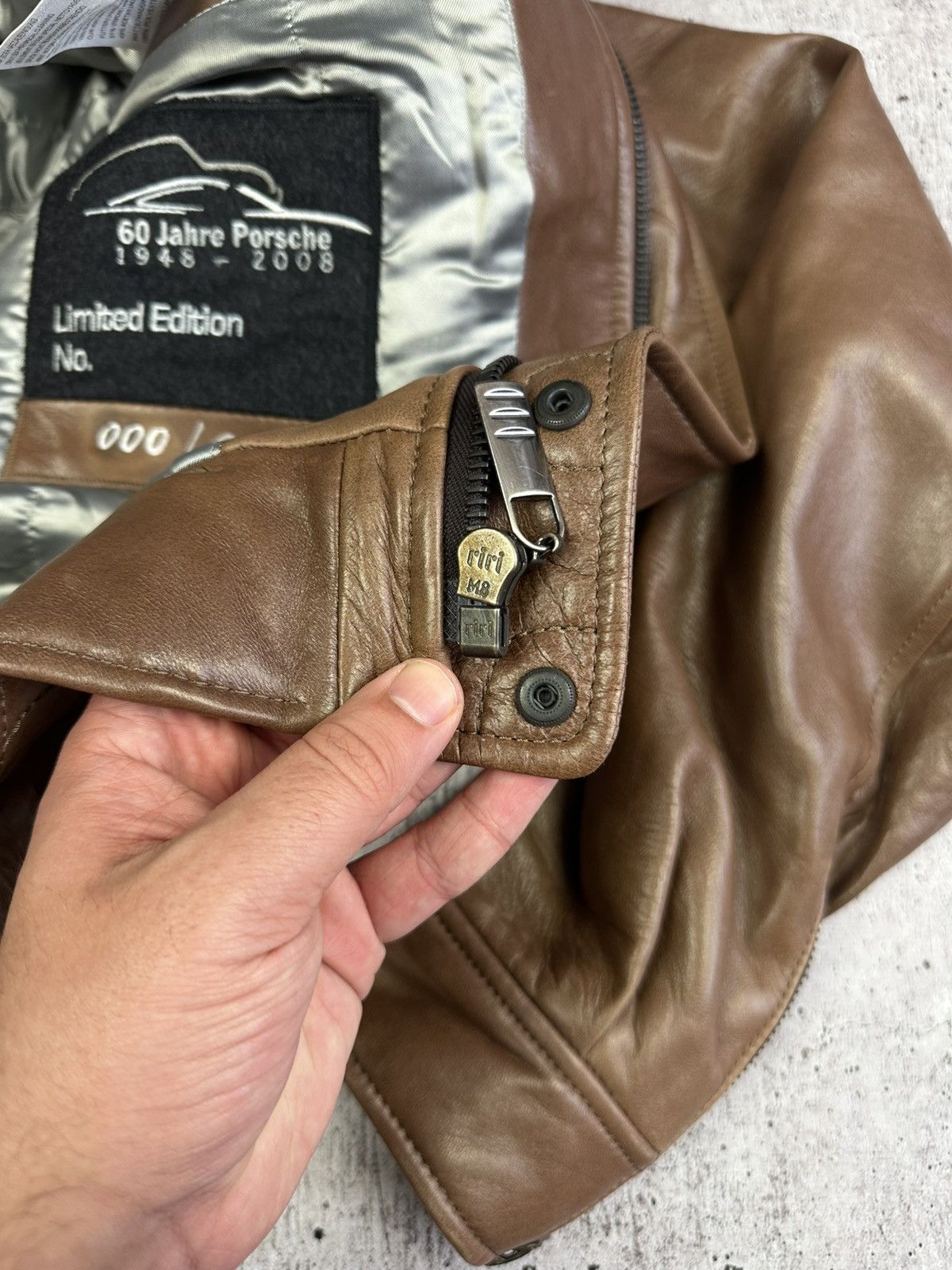 Porsche Design 000/600 Porsche Design Limited Edition Leather Jacket Size US XL / EU 56 / 4 - 10 Thumbnail