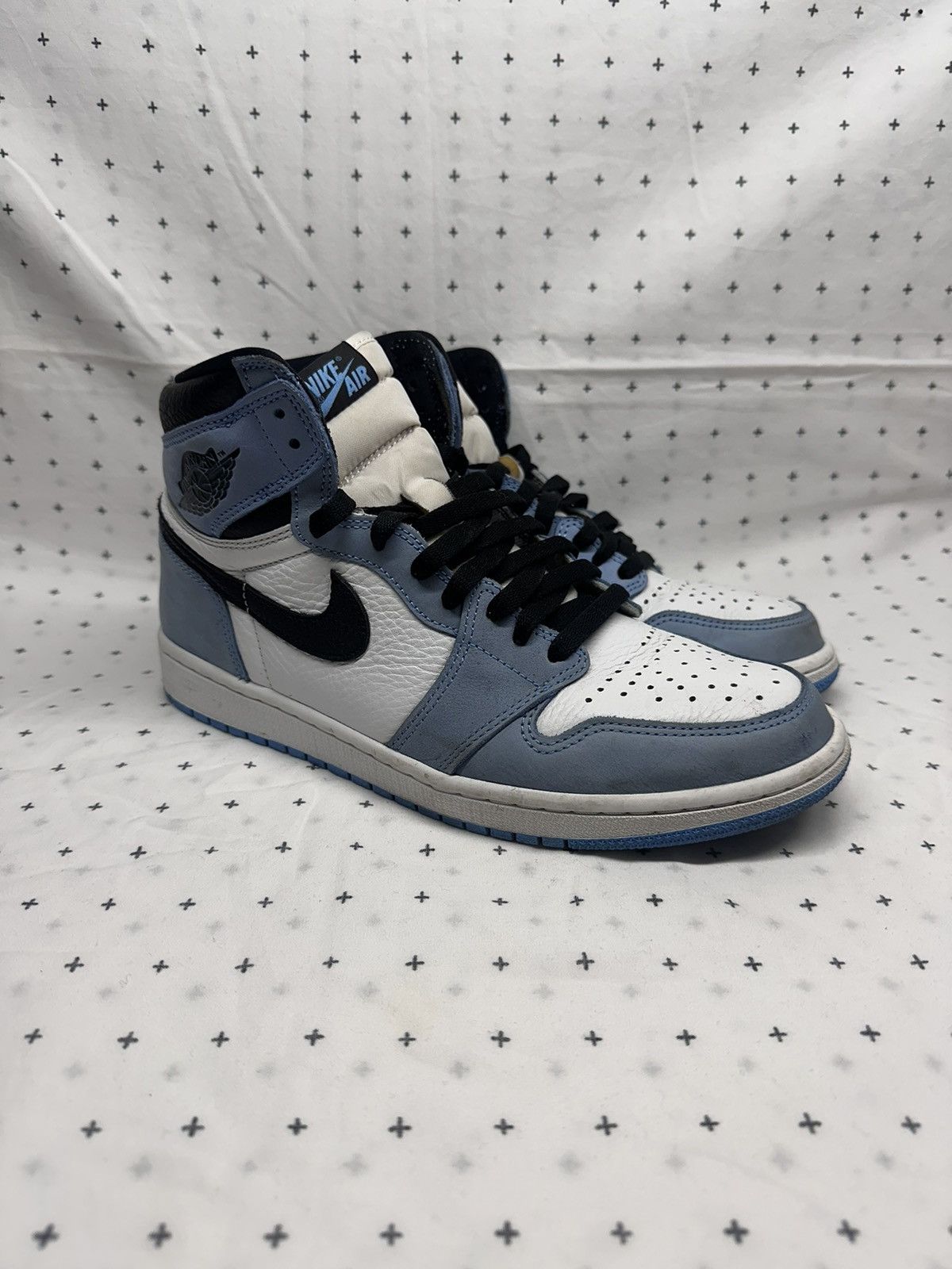 Nike University Blue Air Jordan 1 Retro High *used Size US 9 / EU 42 - 2 Thumbnail