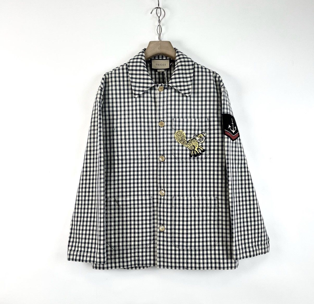 Gucci Gucci Plaid Cotton Jacket K12 Size US S / EU 44-46 / 1 - 1 Thumbnail