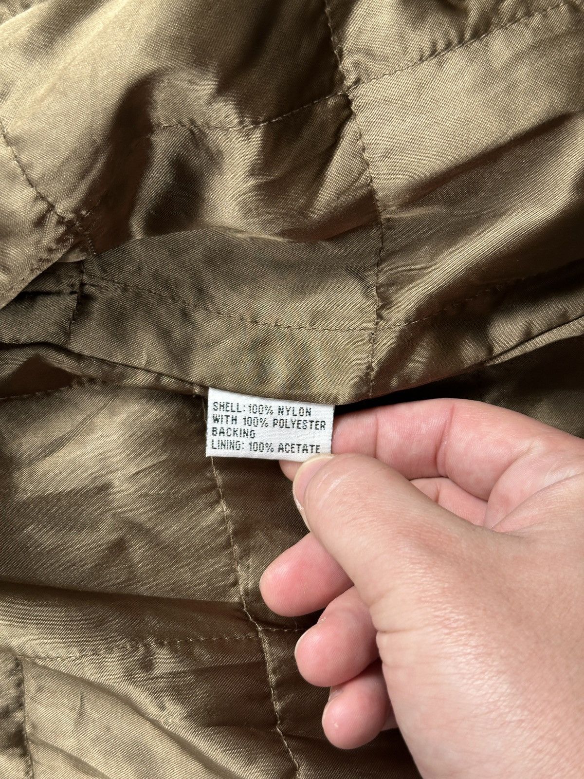 Burberry Vintage Thomas Burberry 80s Faux Fur Collar Long Padded Coat Size XL / US 12-14 / IT 48-50 - 9 Thumbnail