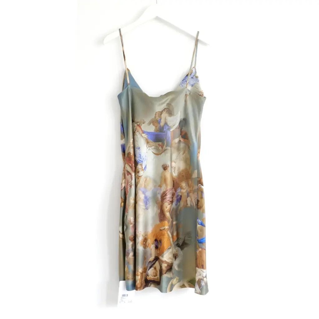 Balmain Balmain Sky Print Satin Mini Dress Size M / US 6-8 / IT 42-44 - 5 Thumbnail