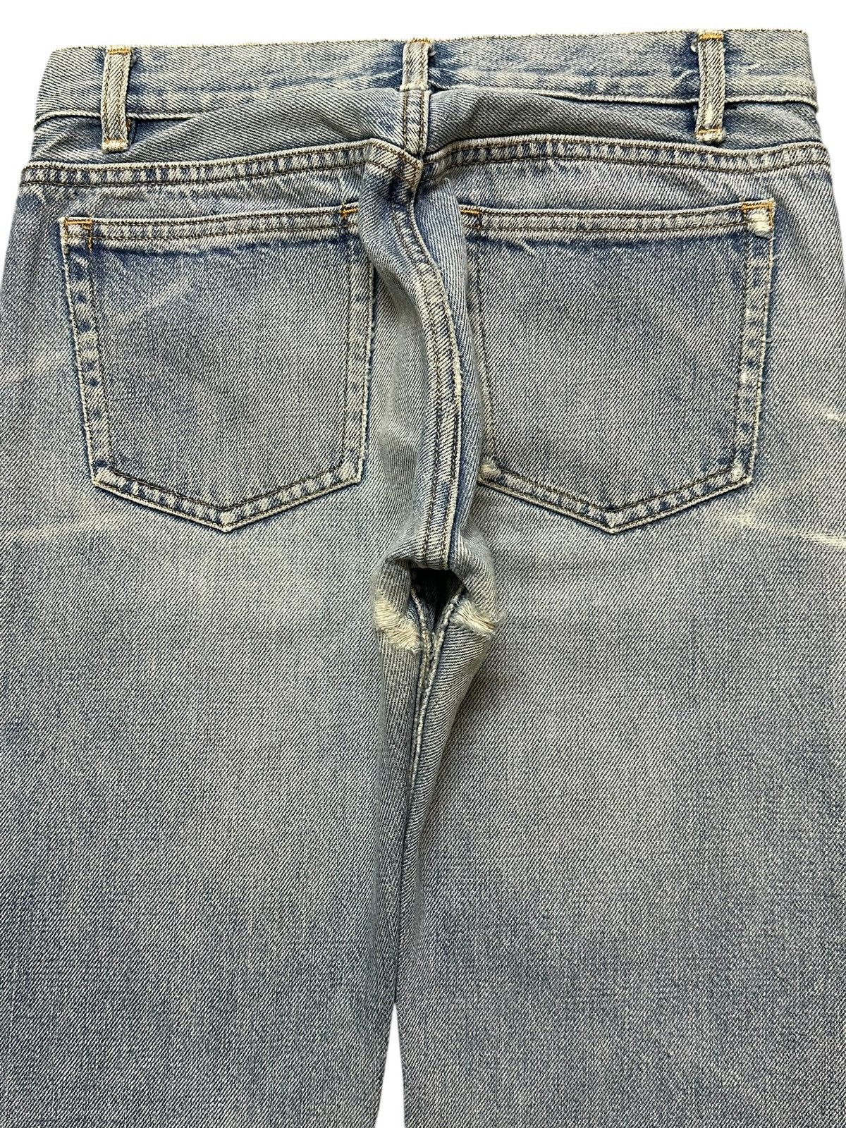 A.P.C. Vintage APC Blue Faded Wash Whisker Distress Style Jeans Size 26" / US 2 / IT 38 - 5 Thumbnail