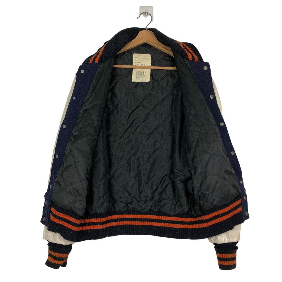 Toyo Enterprises 🔥VINTAGE LEATHER VARSITY JACKET DELONG USA CHICAGO BEARS Size US M / EU 48-50 / 2 - 15 Thumbnail