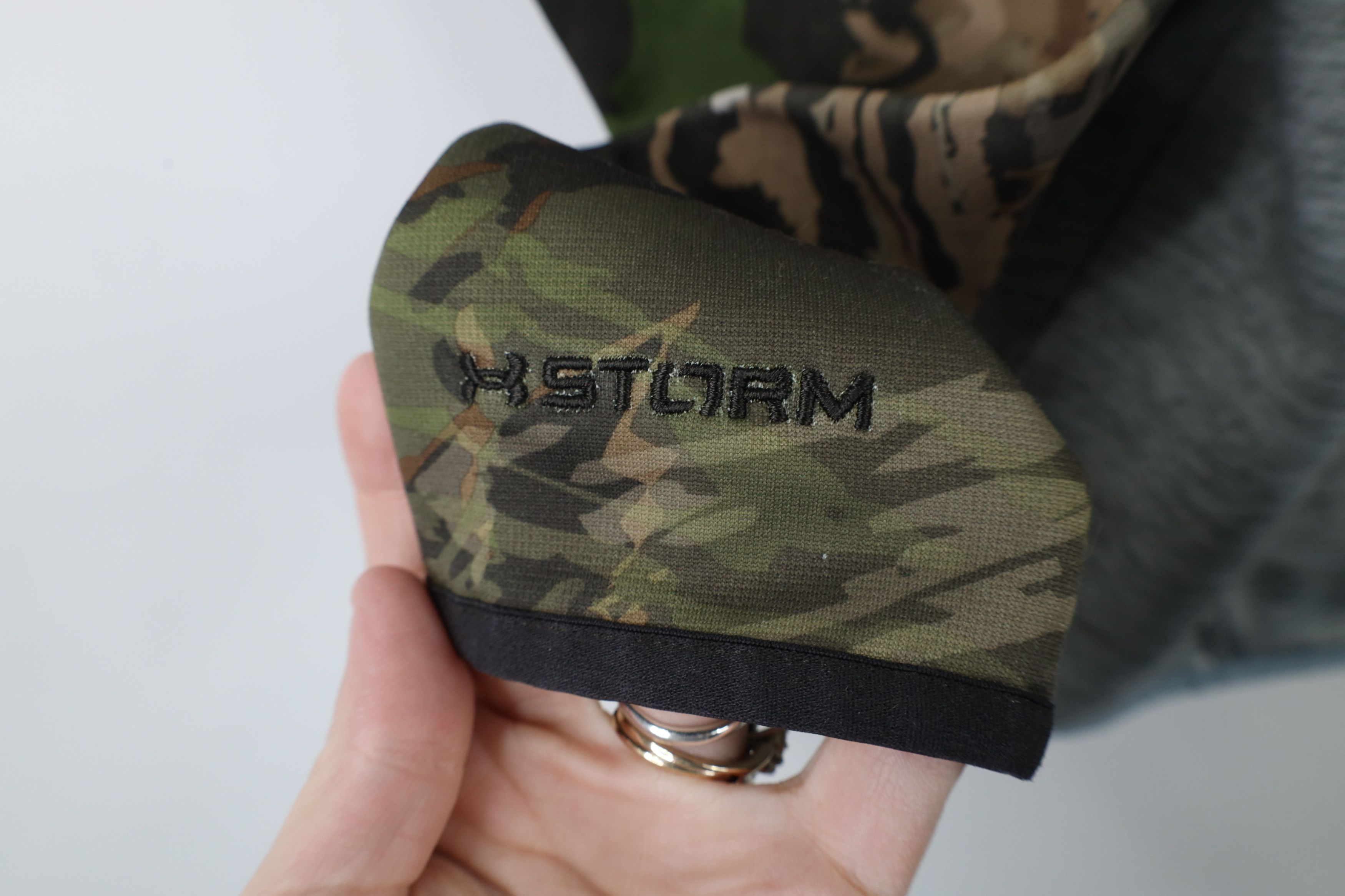Under Armour × Vintage Under Armour Storm Loose Camouflage Hoodie Sweatshirt Gray Size L / US 10 / IT 46 - 4 Thumbnail