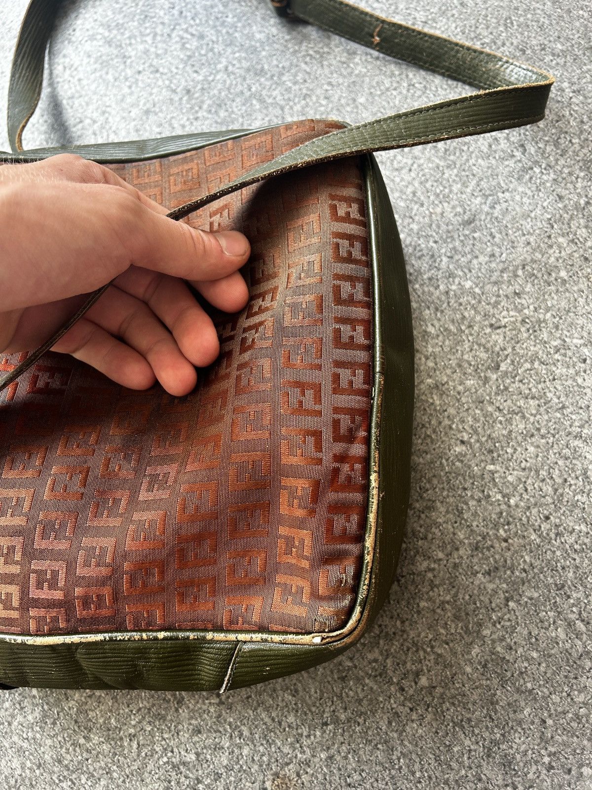 Fendi × Vintage Rare Vintage Fendi Monogram Shoulder Bag Size ONE SIZE - 12 Thumbnail