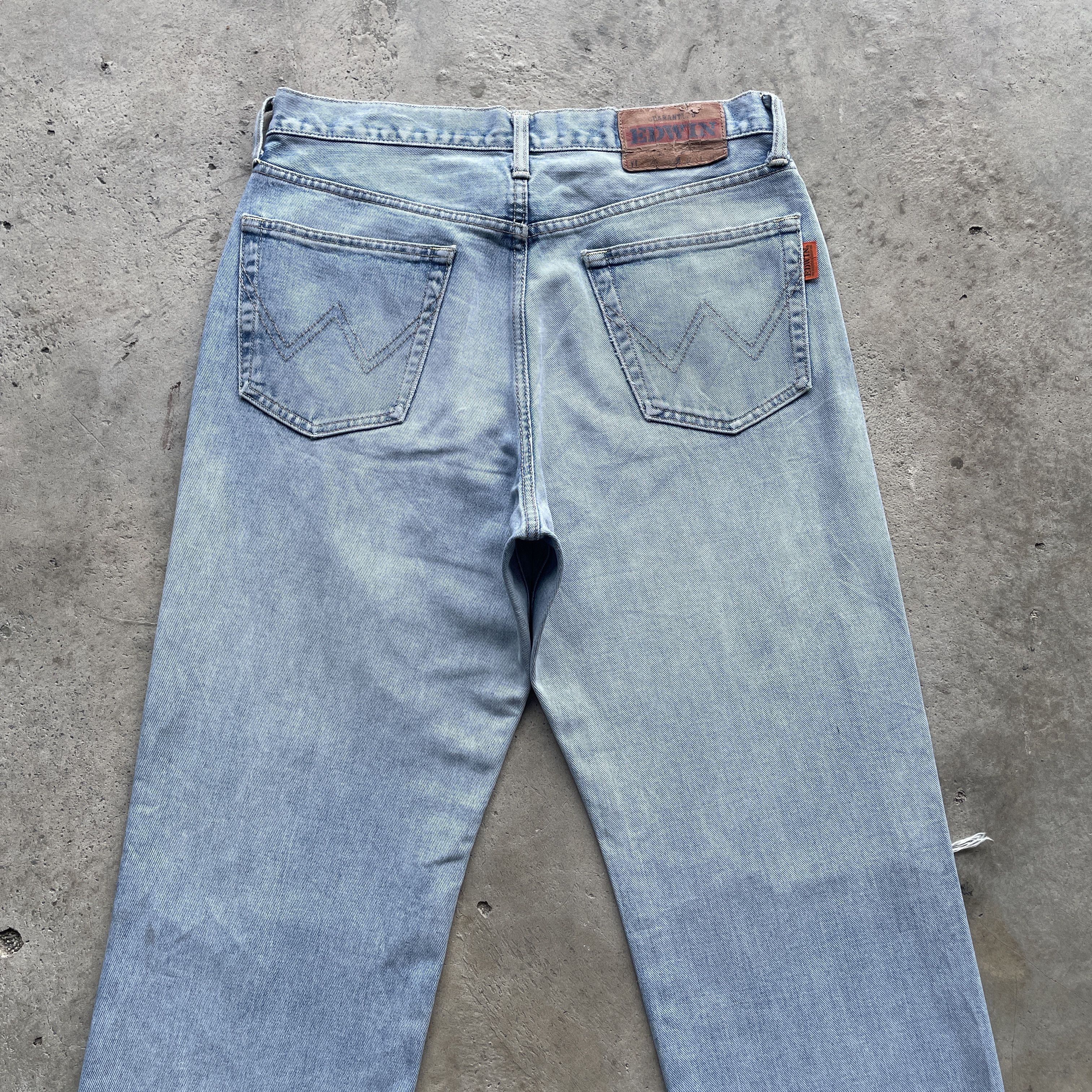 Japanese Brand VINTAGE EDWIN WASH DENIM DISTRESSED FADED JEANS PANTS W32 Size US 32 / EU 48 - 9 Thumbnail