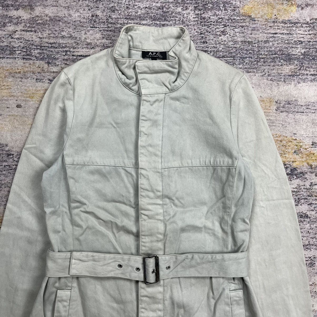A.P.C. A.p.c belted coat jacket Size US M / EU 48-50 / 2 - 3 Thumbnail