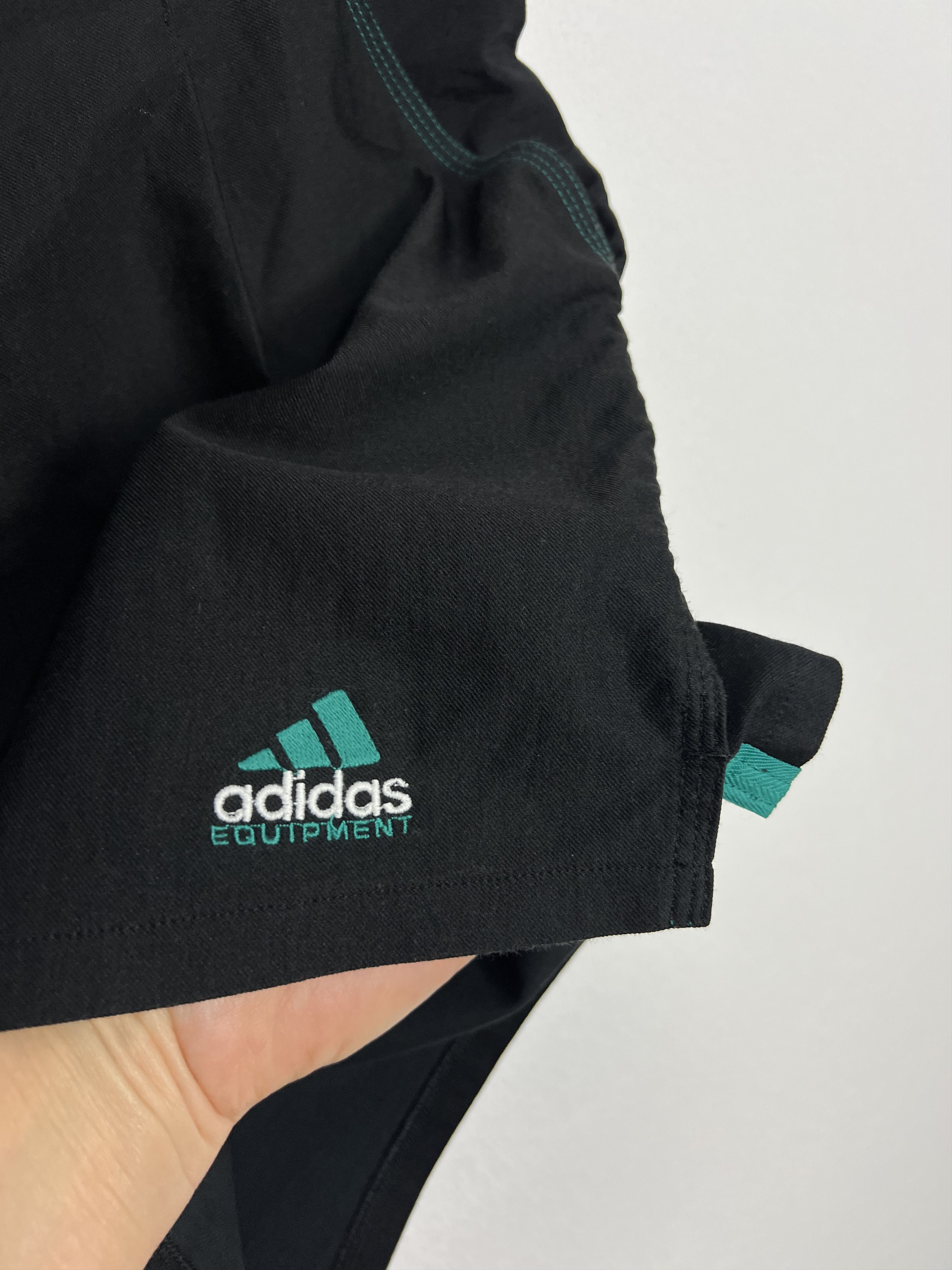 Adidas Vintage 90's Originals Black Tennis Athletic Shorts Rare Size US 36 / EU 52 - 4 Thumbnail