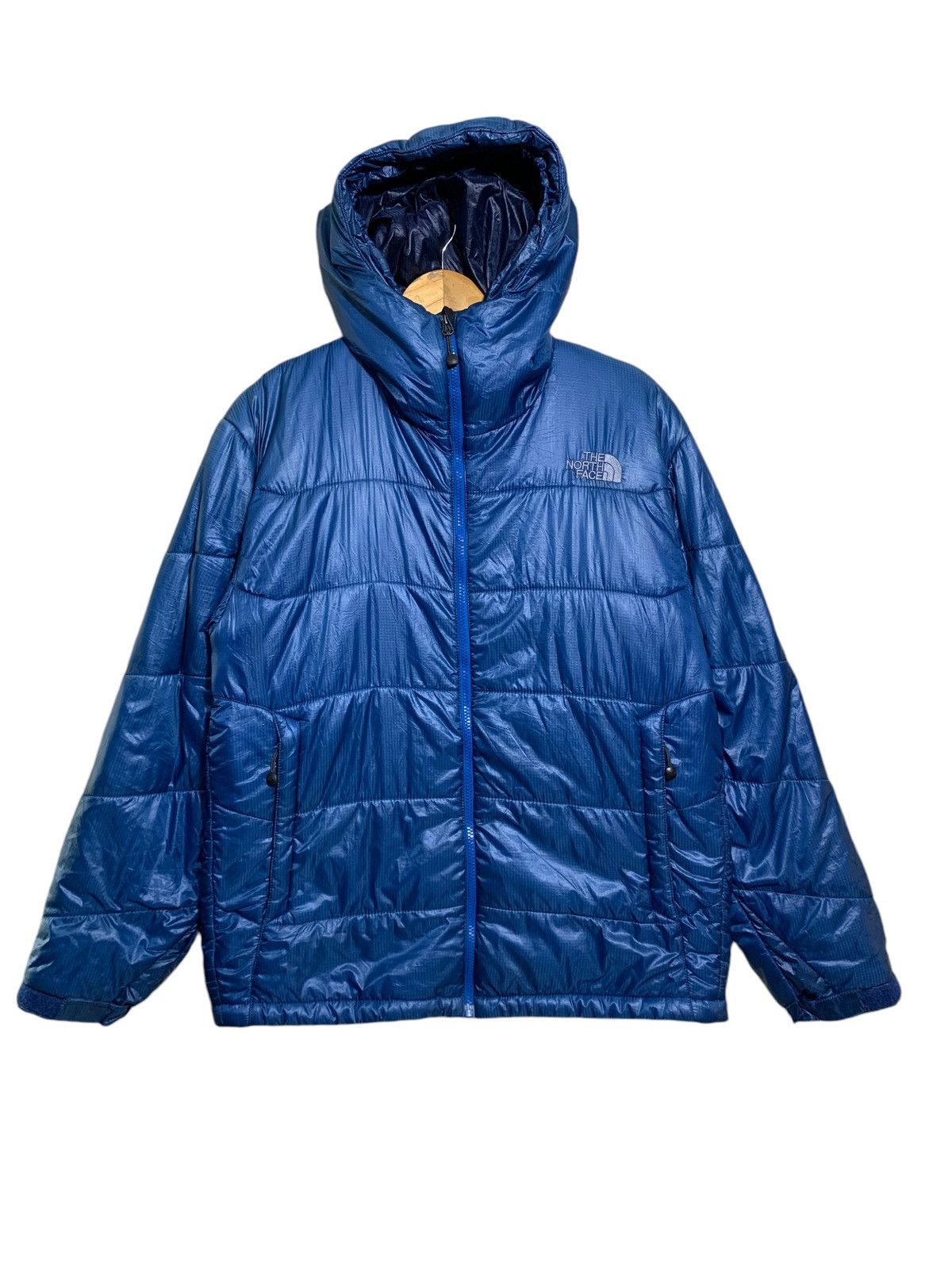 The North Face 🔥TNF PUFFER JACKETS HOODIE BLUE Size US L / EU 52-54 / 3 - 1 Thumbnail