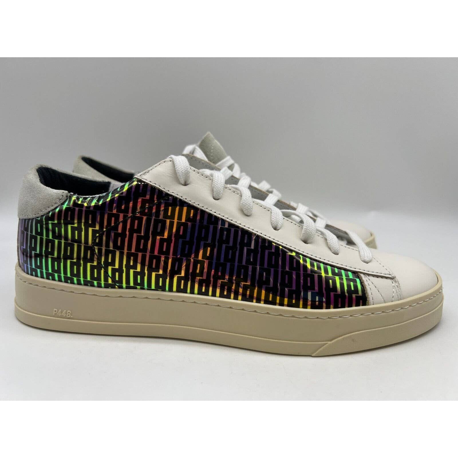 image of P448 Jack Monogram Sneaker Women’S Size 39/us 9 New in White, Women's