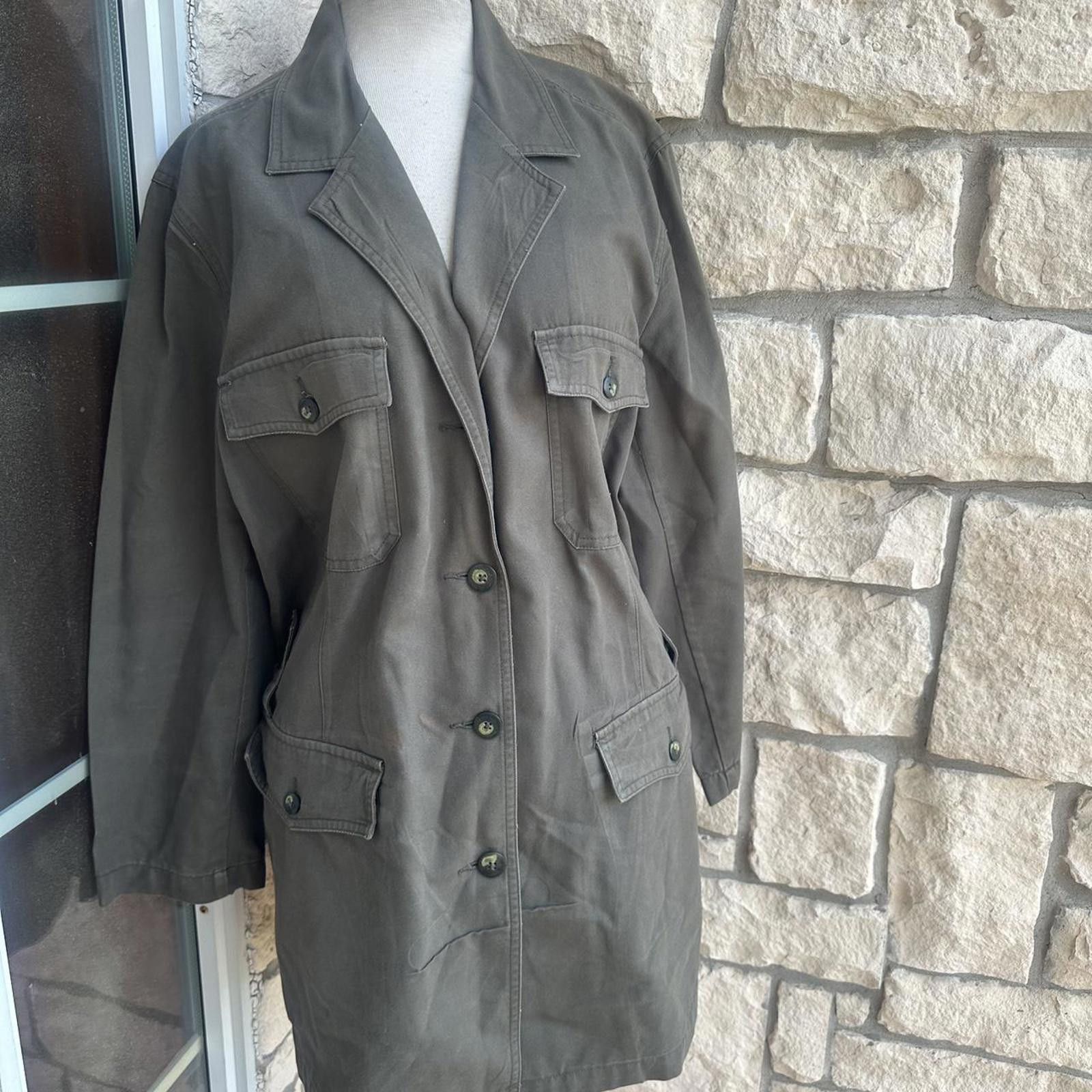 Other Crossroads Women Military Jacket 16w Grunge Size XXL / US 16-18 / IT 52-54 - 2 Thumbnail