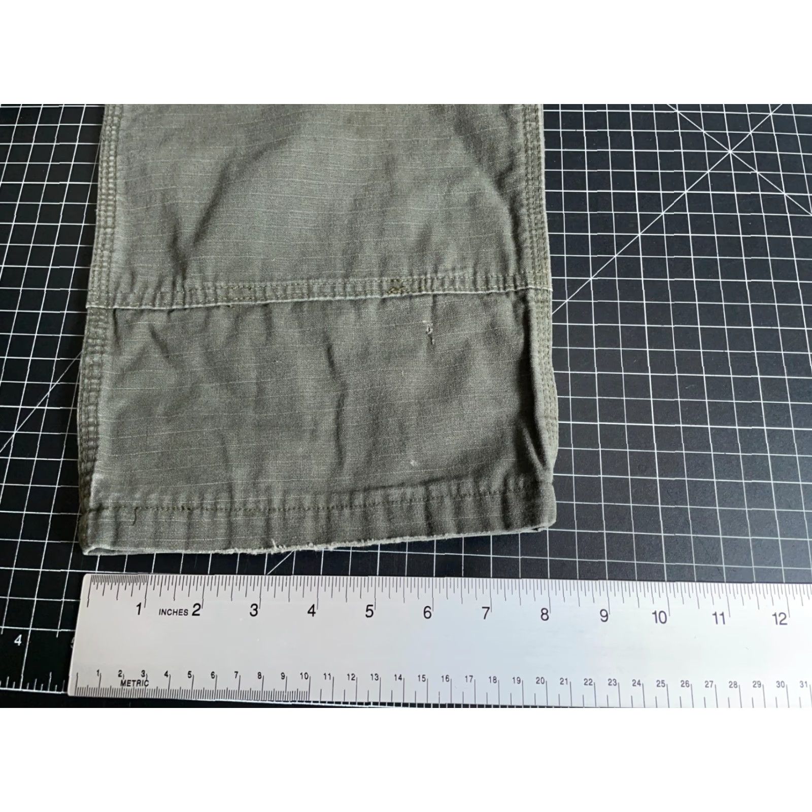 Carhartt Carhartt Pants Mens 32 x 26 Green Ripstop Cargo Distressed Double Front Workwear Casual Size US 32 / EU 48 - 7 Thumbnail