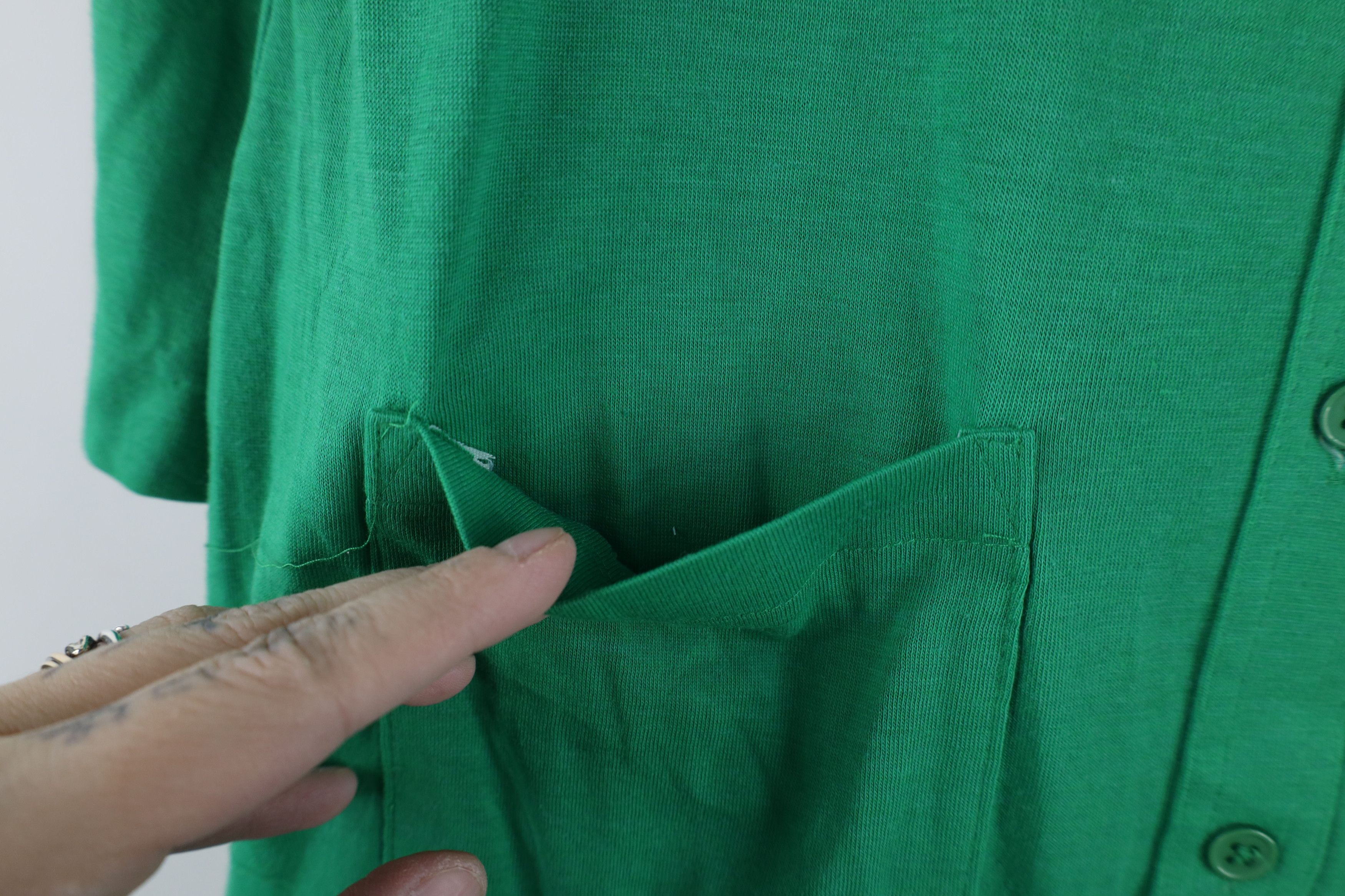 Vintage Vintage 70s Streetwear Short Sleeve Collared Button Shirt Size L / US 10 / IT 46 - 5 Thumbnail