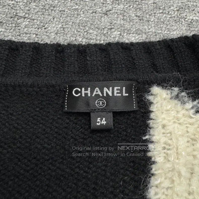 Chanel Chanel Size54 Egyptian series geometric pattern jacquard sw Size XL / US 12-14 / IT 48-50 - 2 Thumbnail