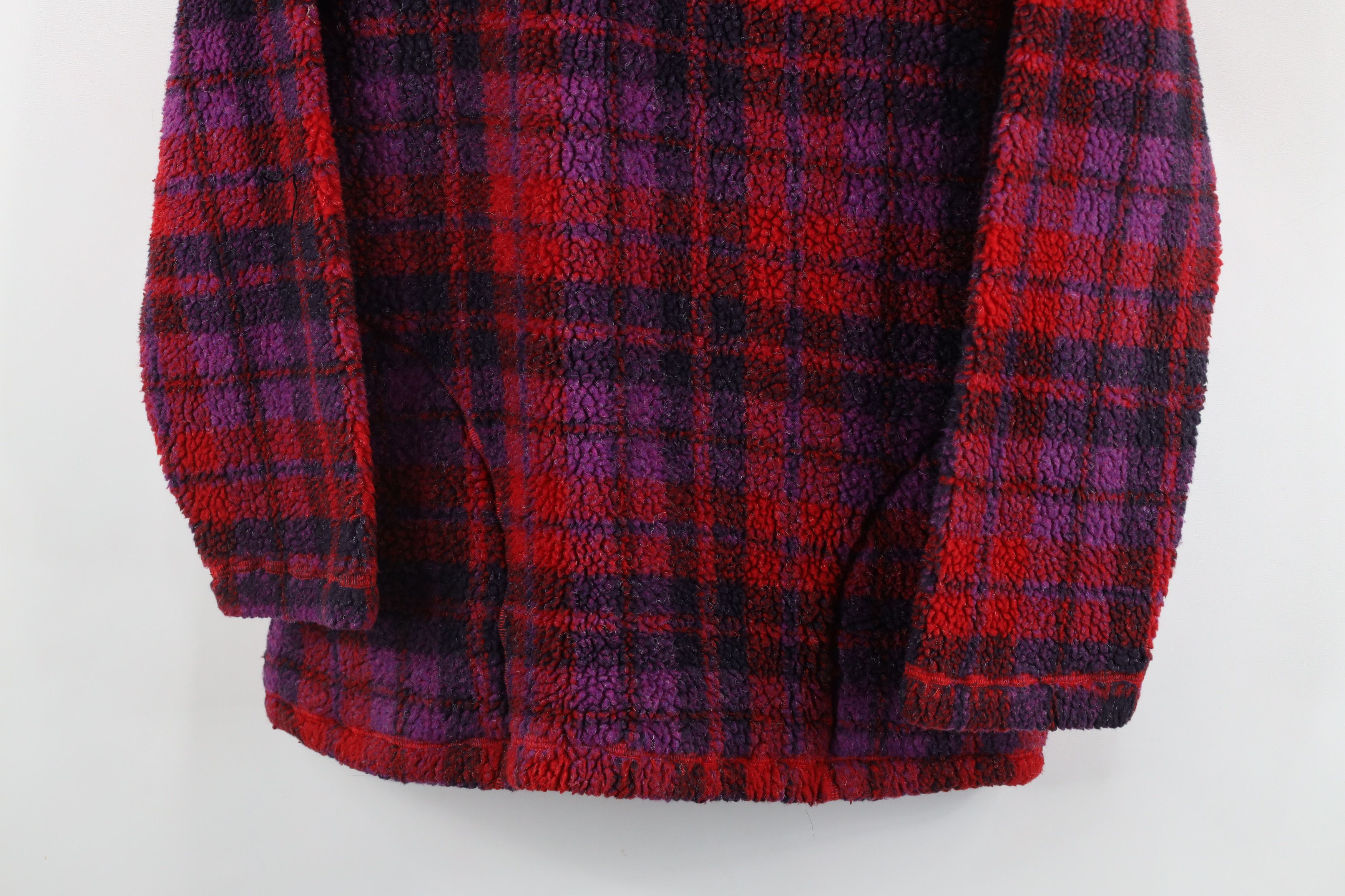 Vintage Vintage 90s Streetwear Fleece Half Zip Hoodie Sweatshirt Size S / US 4 / IT 40 - 3 Thumbnail