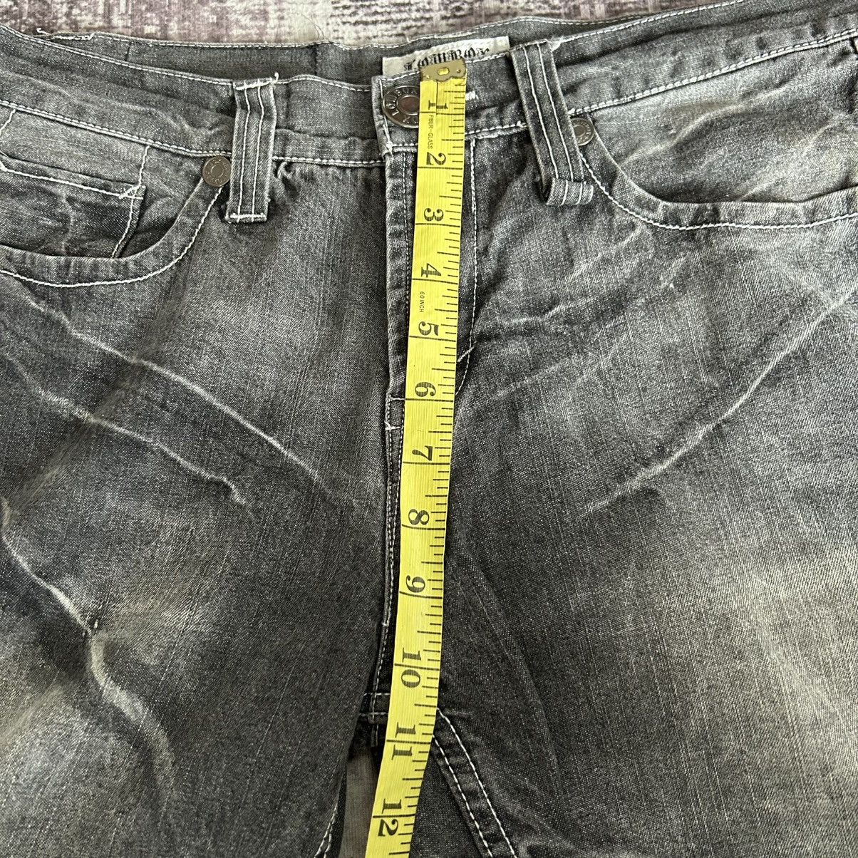 LOWBOX Y2k Lowbox Washed Jeans Size US 31 - 13 Thumbnail