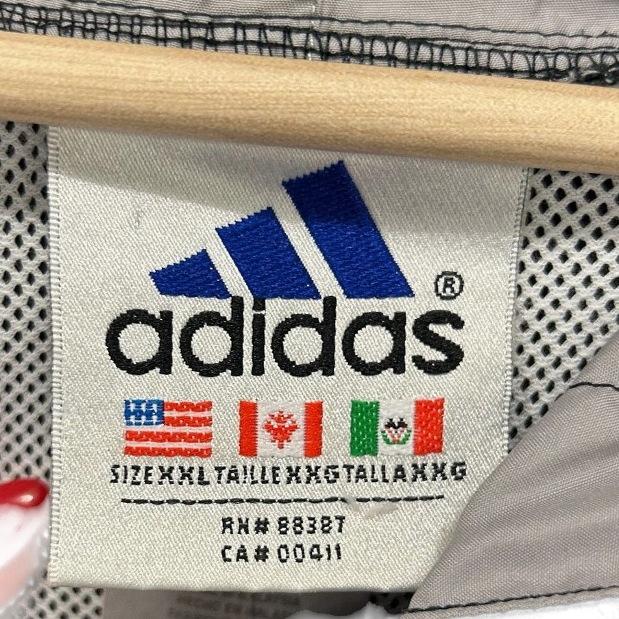 Adidas Vintage Adidas Hooded Pullover Windbreaker XXL Size US XXL / EU 58 / 5 - 7 Thumbnail