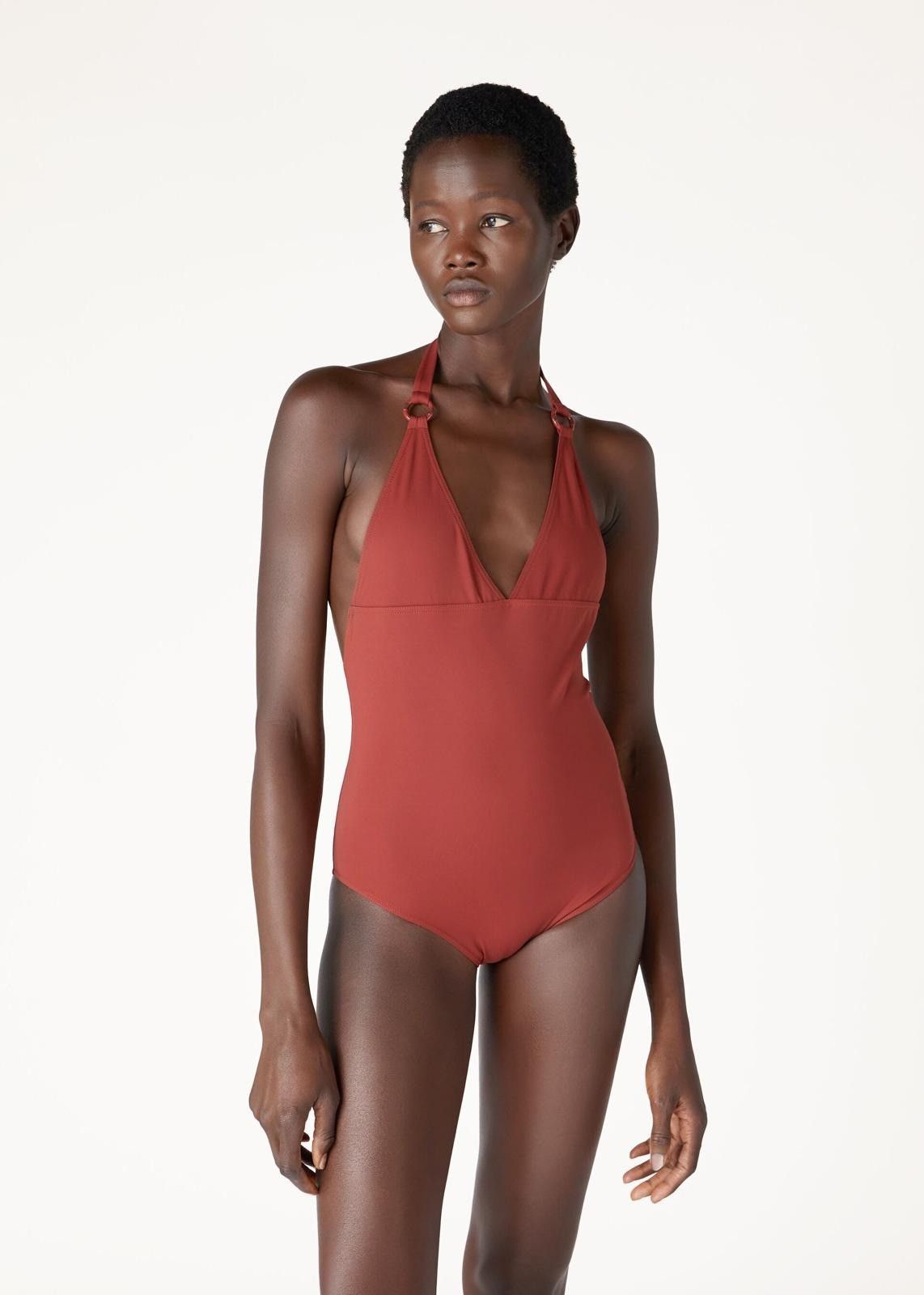Loro Piana o1srvl11e0725 FAM9330 One-piece Swimsuit in Red Size S / US 4 / IT 40 - 1 Thumbnail