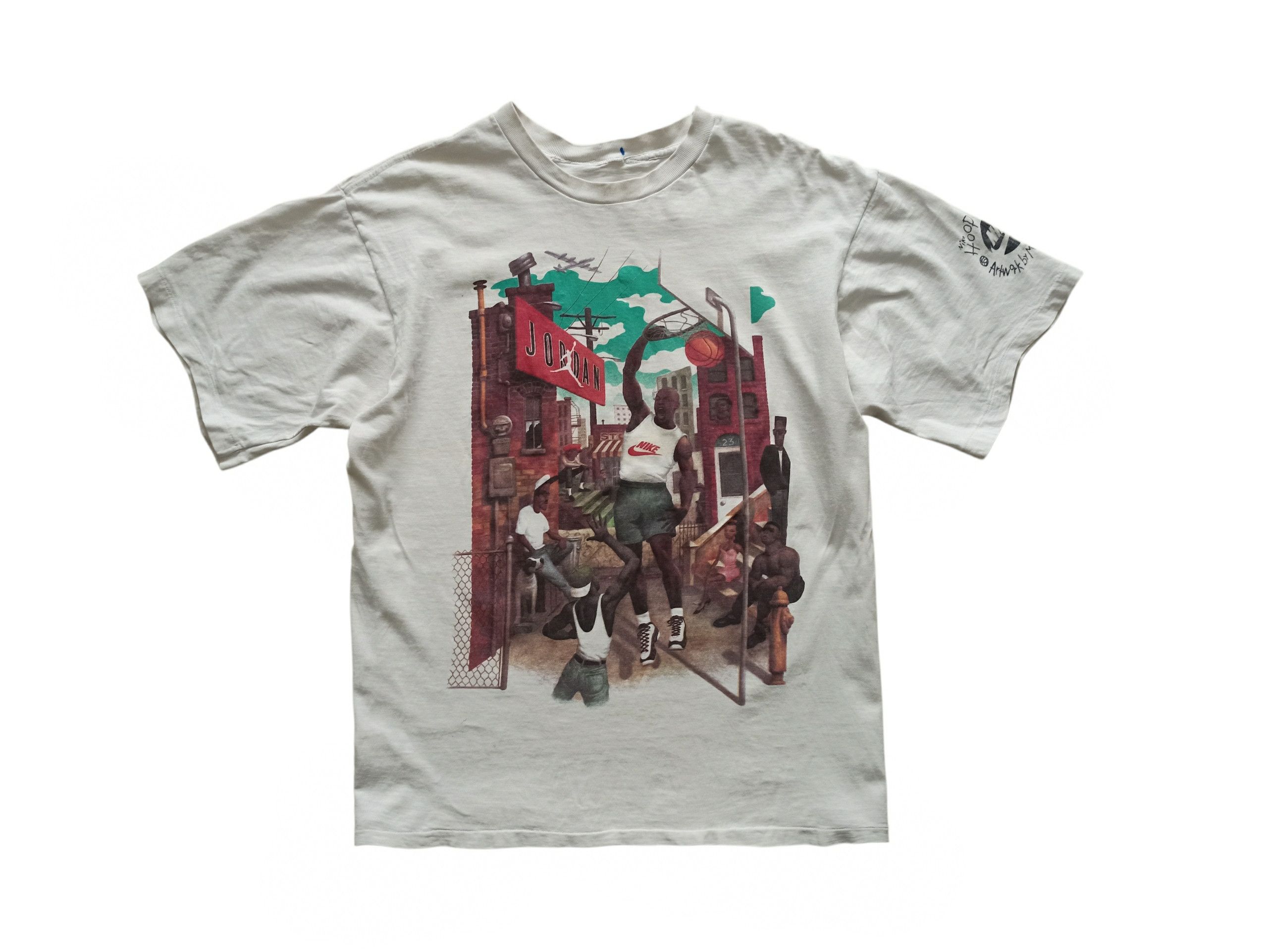 Nike Nike Jordan Hoop Heroes Mark Ryden Vintage Tee No Tag Size US L / EU 52-54 / 3 - 1 Thumbnail