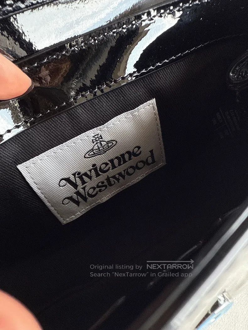 Vivienne Westwood Vivienne Westwood size os Patent Leather Small Underarm Bag Size ONE SIZE - 9 Thumbnail
