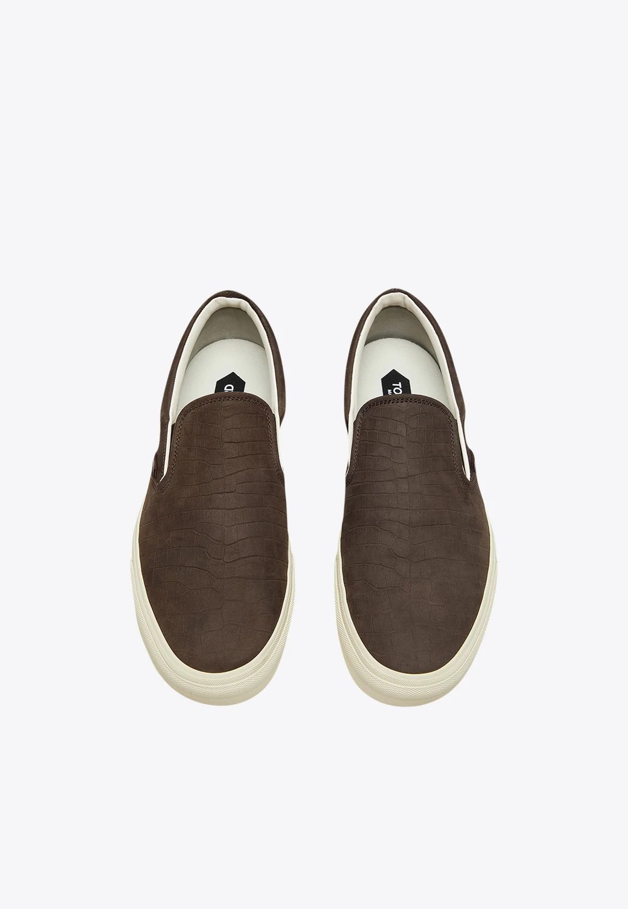 Tom Ford o1w1db10225 J1368 Jude Slip on Sneakers in Brown Size US 11 / EU 44 - 3 Thumbnail