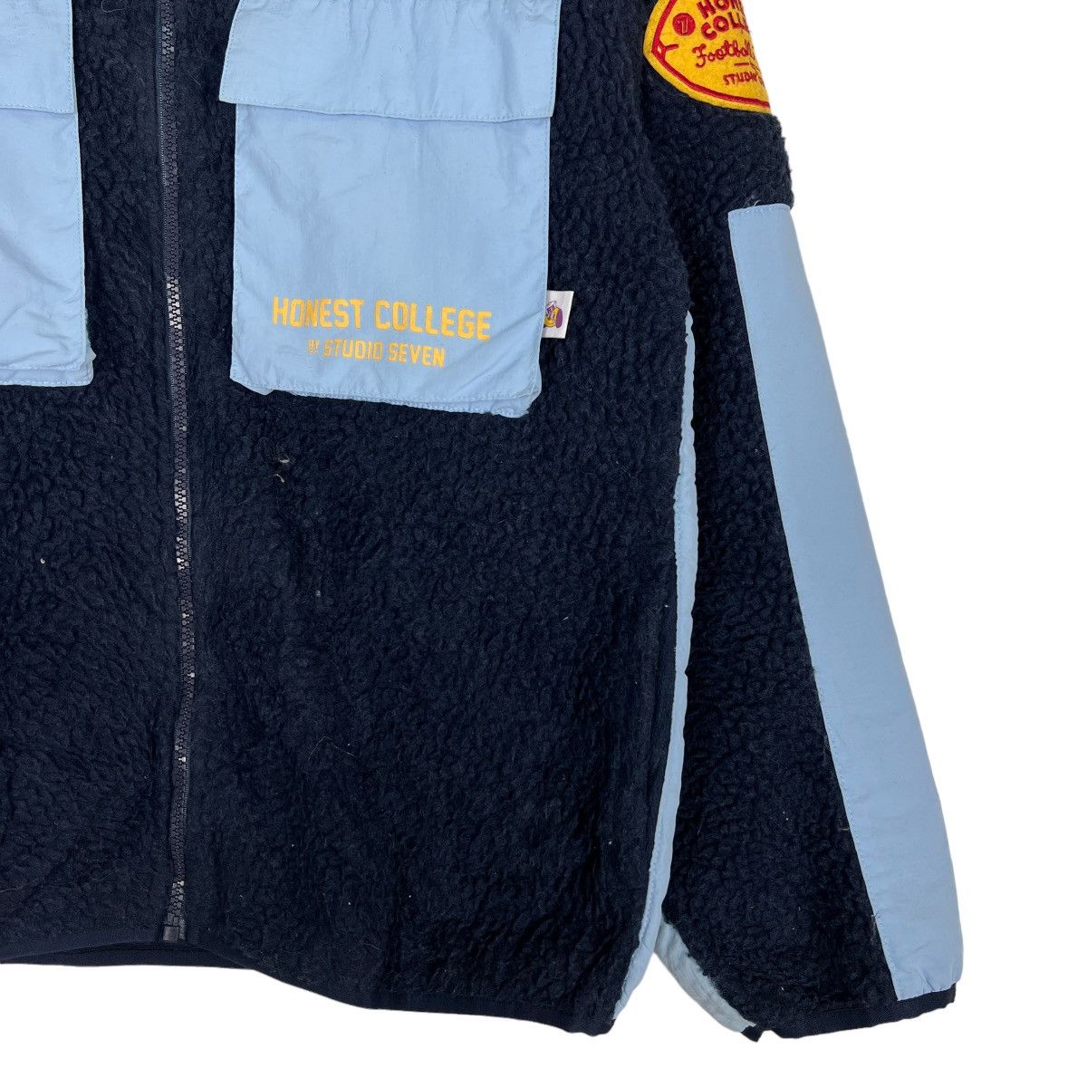 Studio Seven 🔥HONEST COLLEGE FOOTBALL TEAM BY STUDIO SEVEN FLEECE JACKET Size US M / EU 48-50 / 2 - 5 Thumbnail