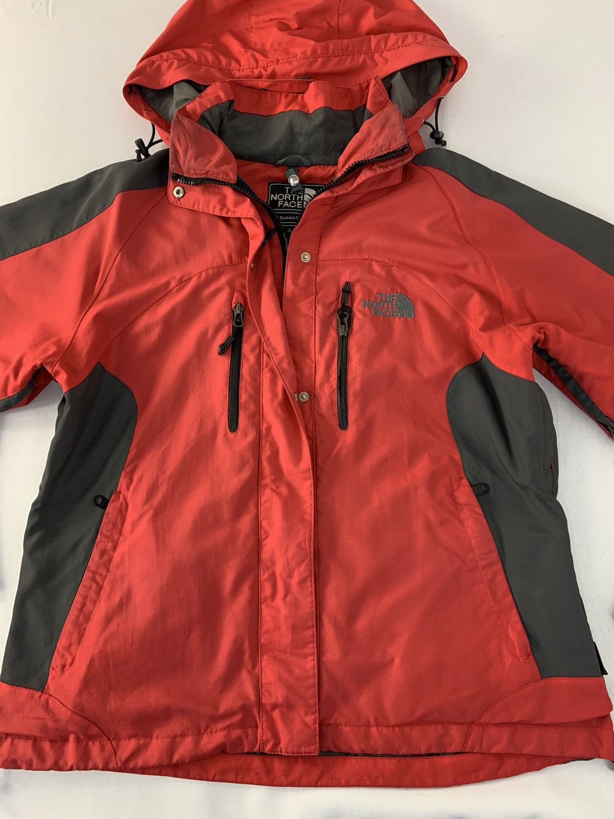Goretex The North Face Gore-tex Summit Series Hooded Red Jacket Size US L / EU 52-54 / 3 - 3 Thumbnail