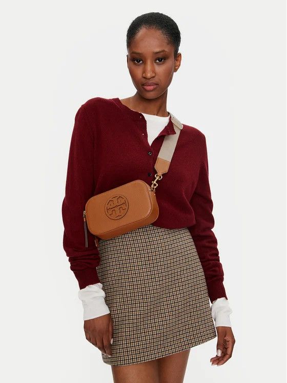 Tory Burch o1s22i1n1024 Size: OS / Miller Mini Crossbody Bag in Brown Size ONE SIZE - 2 Thumbnail