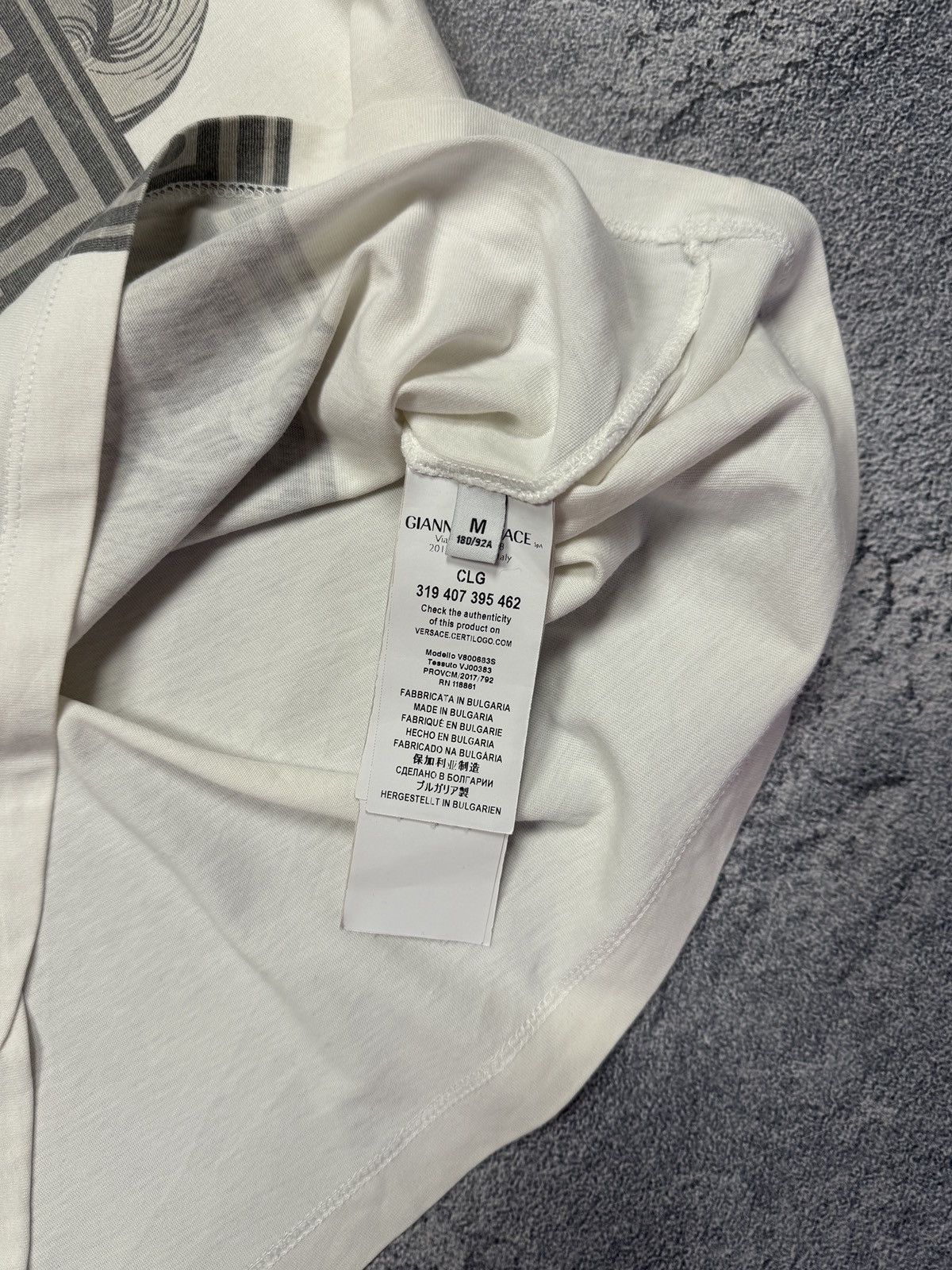 Versace Versace Big Logo Tee Size US M / EU 48-50 / 2 - 6 Thumbnail